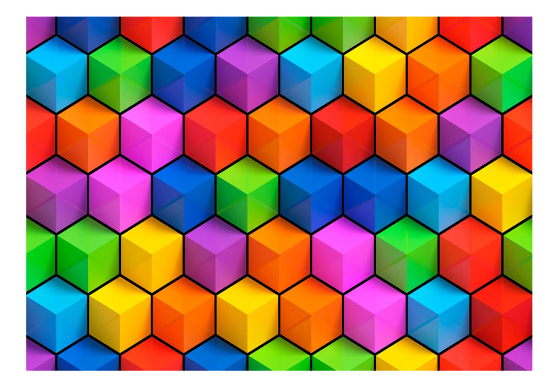 

Fototapeta samoprzylepna - Tęczowa geometria (rozmiar 98x70)