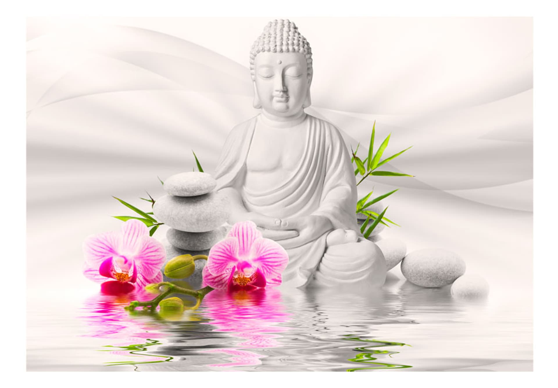 

Fototapeta - Budda i orchidee (rozmiar 250x175)