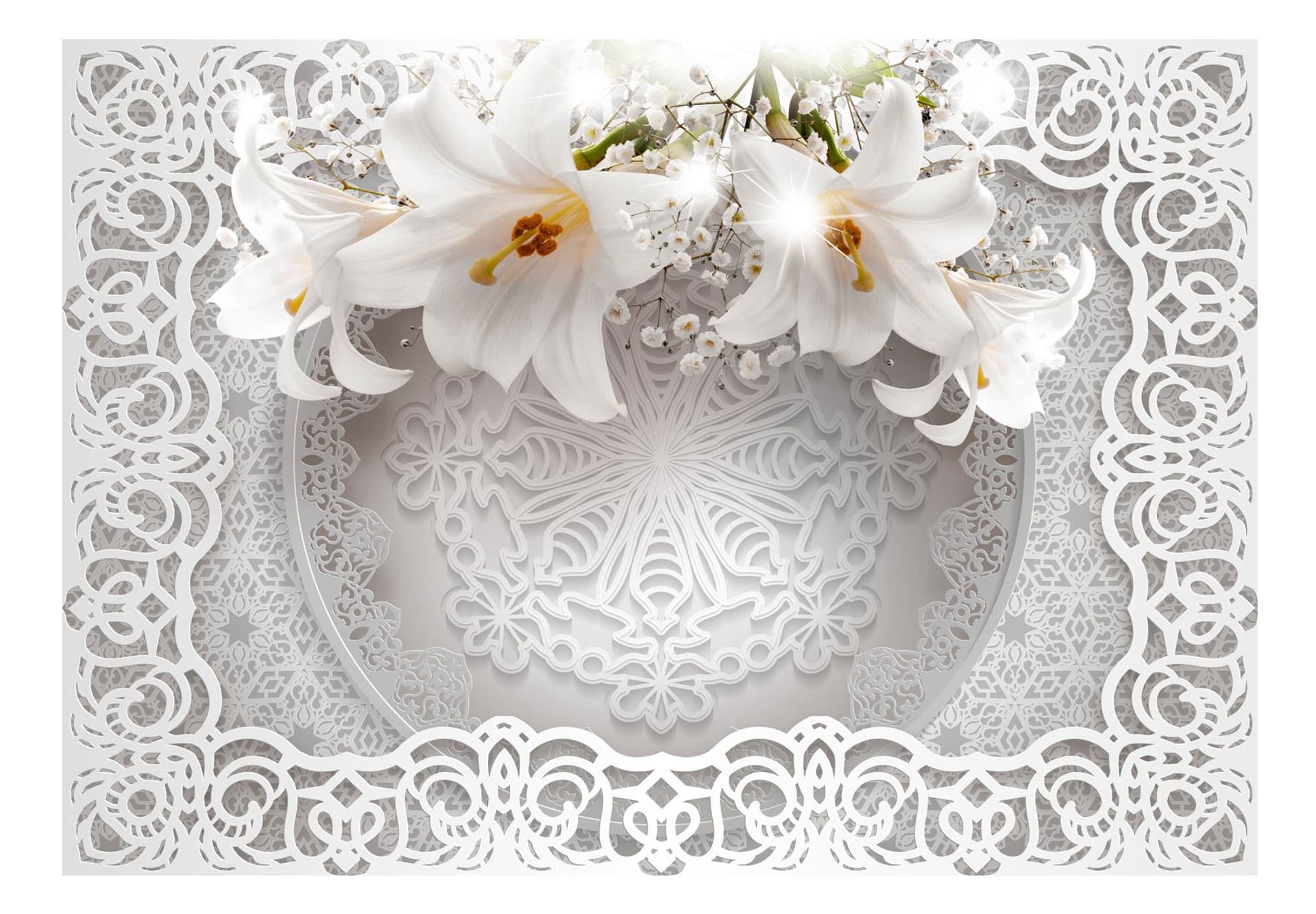 

Fototapeta - Lilie i ornamenty (rozmiar 250x175)