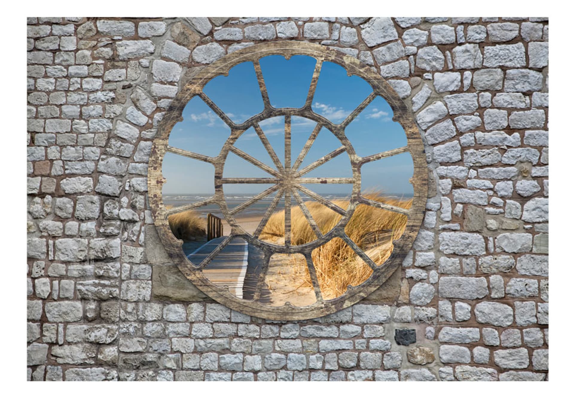 

Fototapeta samoprzylepna - Za murem (rozmiar 98x70)