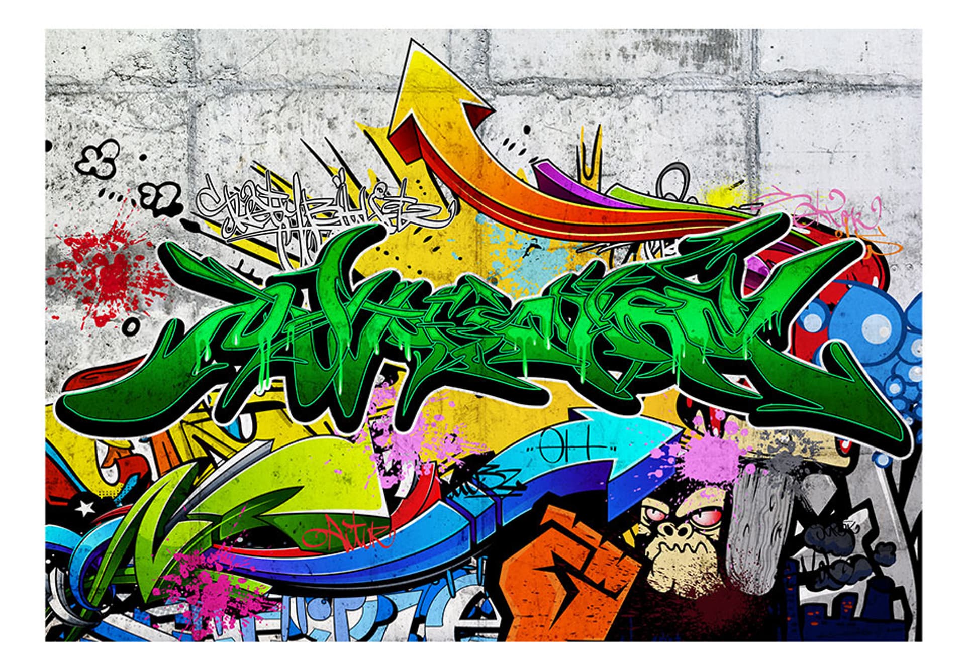 

Fototapeta samoprzylepna - Miejskie graffiti (rozmiar 441x315)