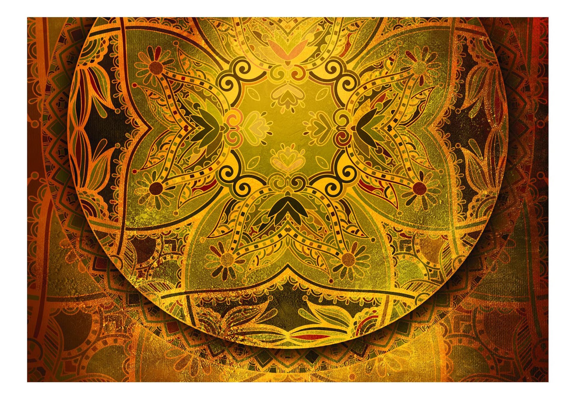 

Fototapeta - Mandala: Złoty poemat (rozmiar 100x70)