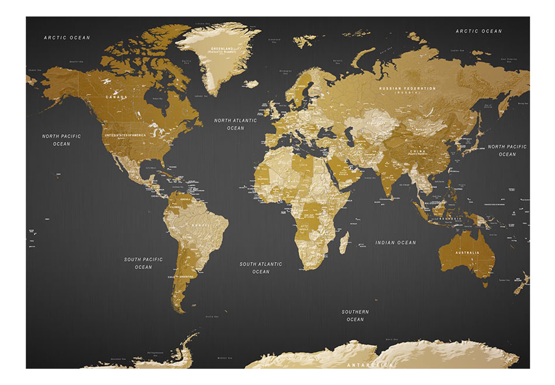 

Fototapeta samoprzylepna - Mapa świata: Nowoczesna geografia (rozmiar 294x210)