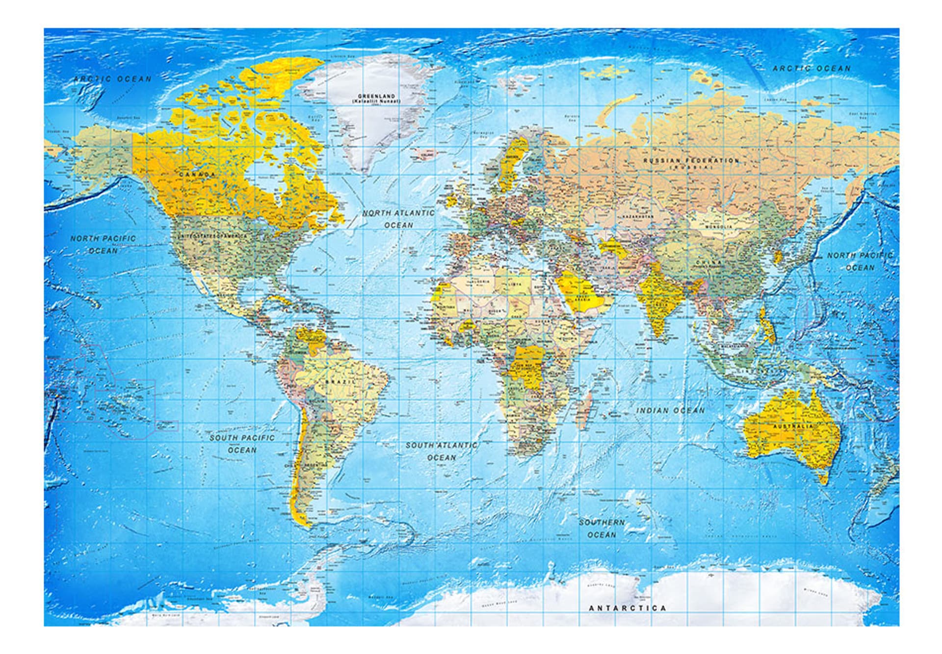 

Fototapeta samoprzylepna - Klasyczna mapa świata (rozmiar 441x315)