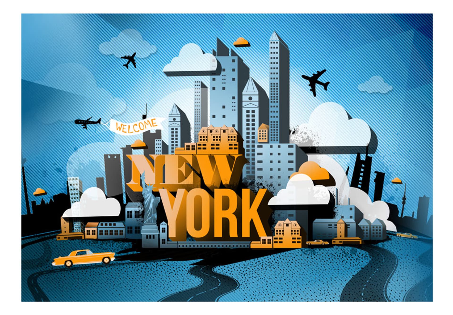 

Fototapeta - New York - welcome (rozmiar 150x105)