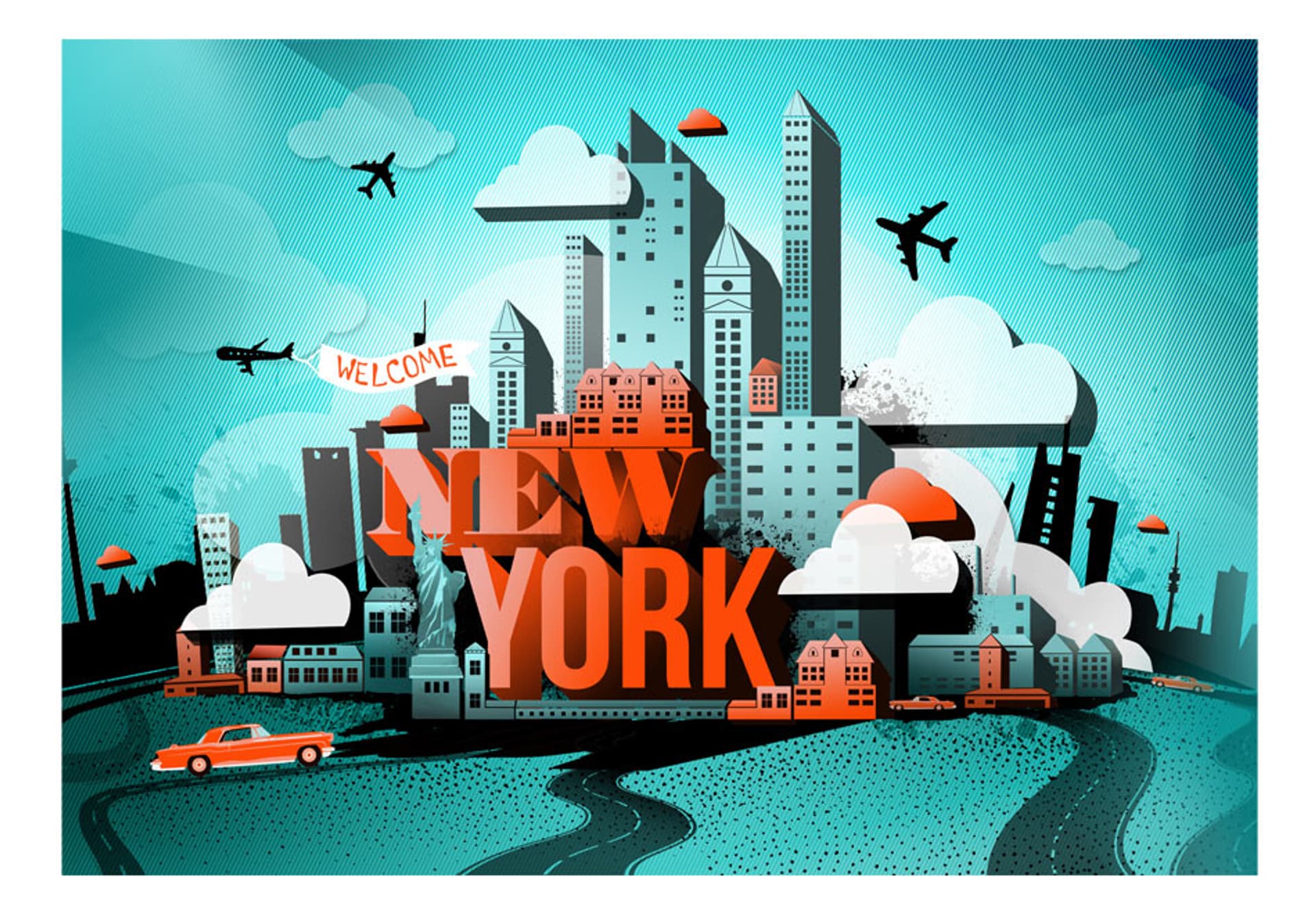 

Fototapeta - Welcome New York (rozmiar 150x105)