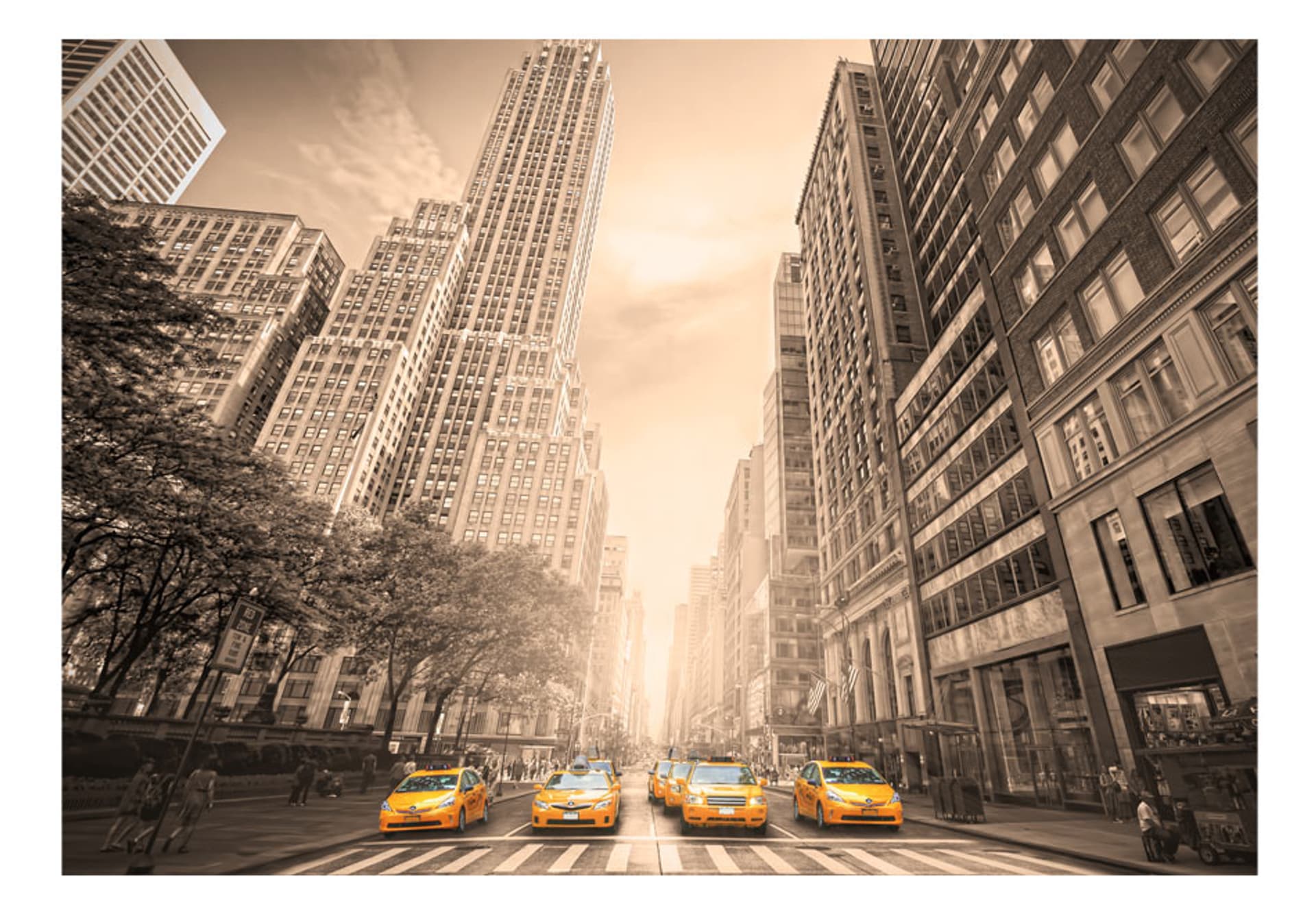 

Fototapeta - New York taxi - sepia (rozmiar 350x245)