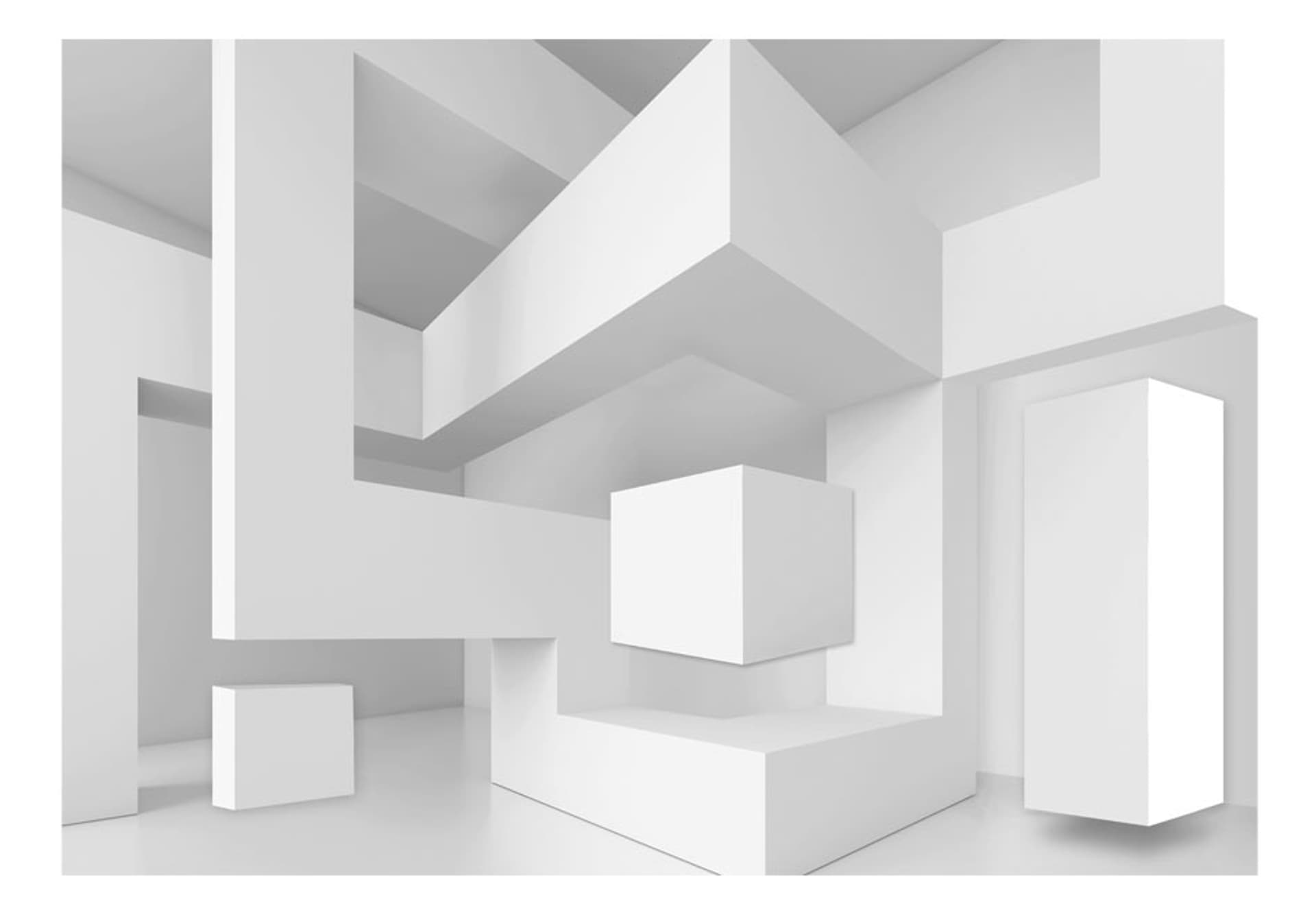 

Fototapeta - Biała geometria (rozmiar 100x70)