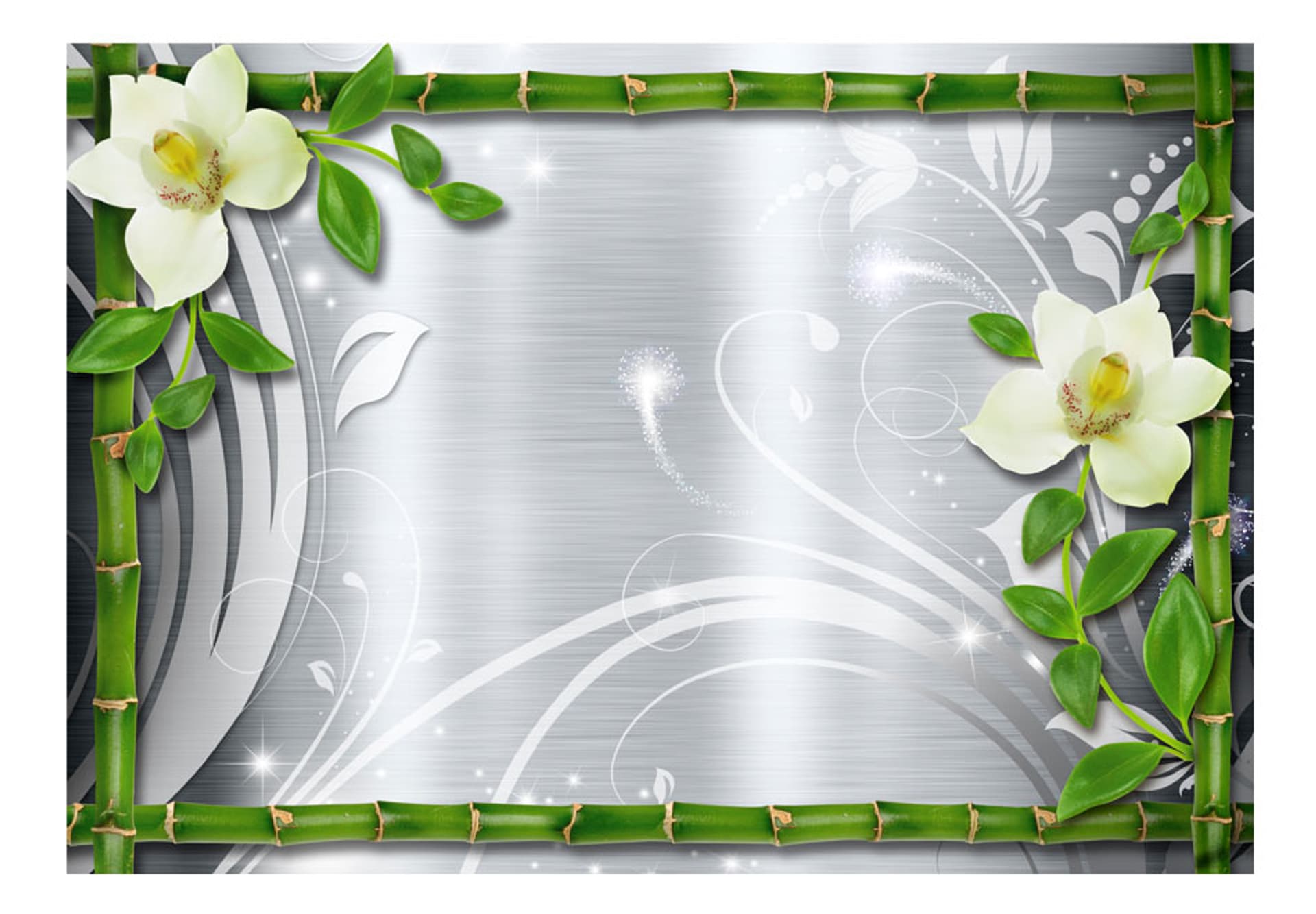 

Fototapeta - Bambus i dwie orchidee (rozmiar 200x140)
