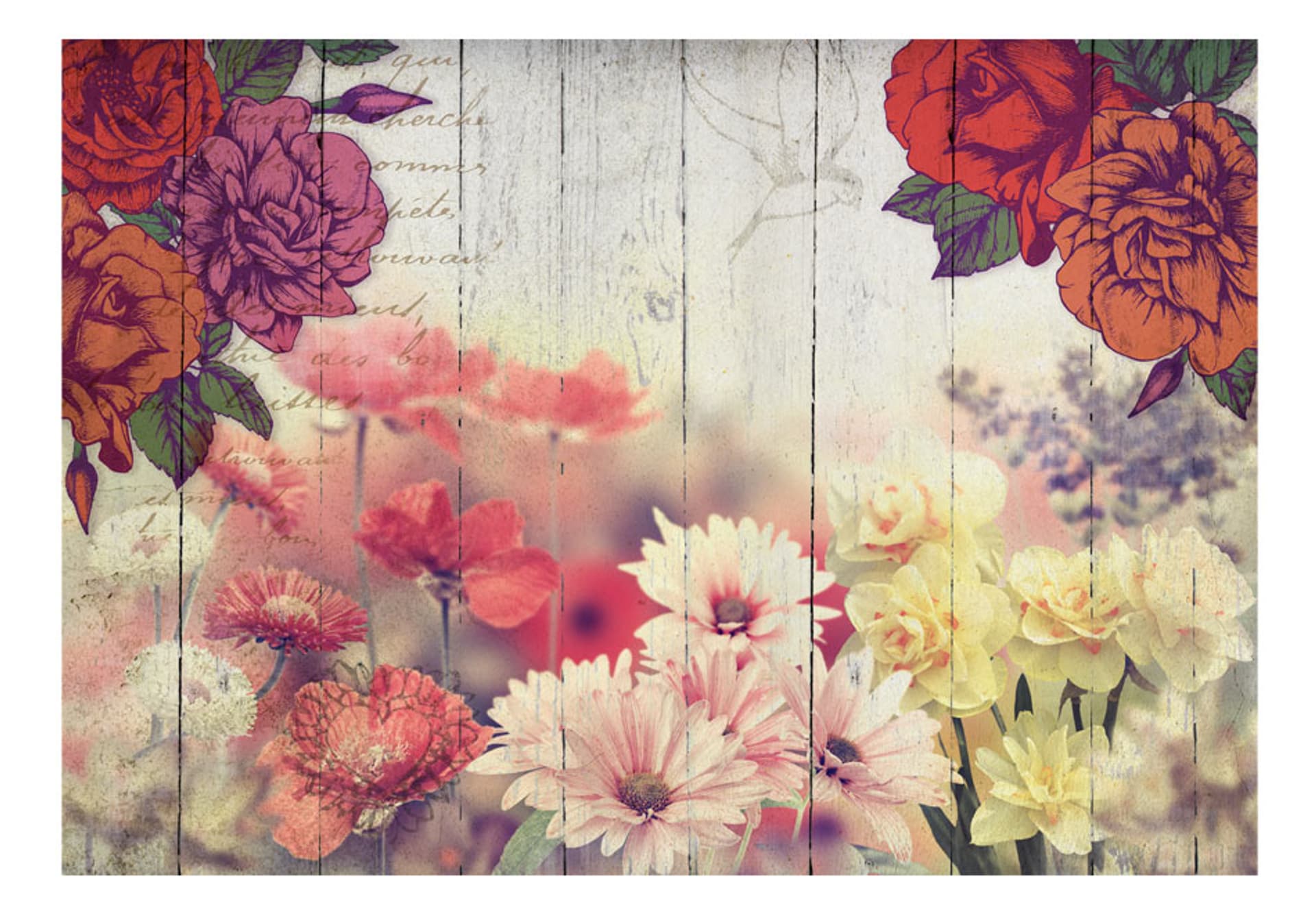 

Fototapeta - Kwiaty vintage (rozmiar 250x175)
