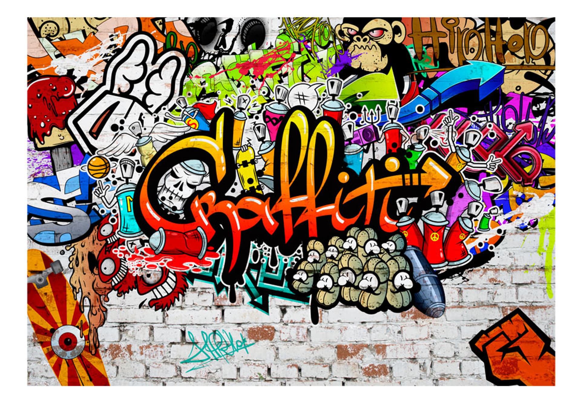 

Fototapeta - Kolorowe graffiti (rozmiar 350x245)