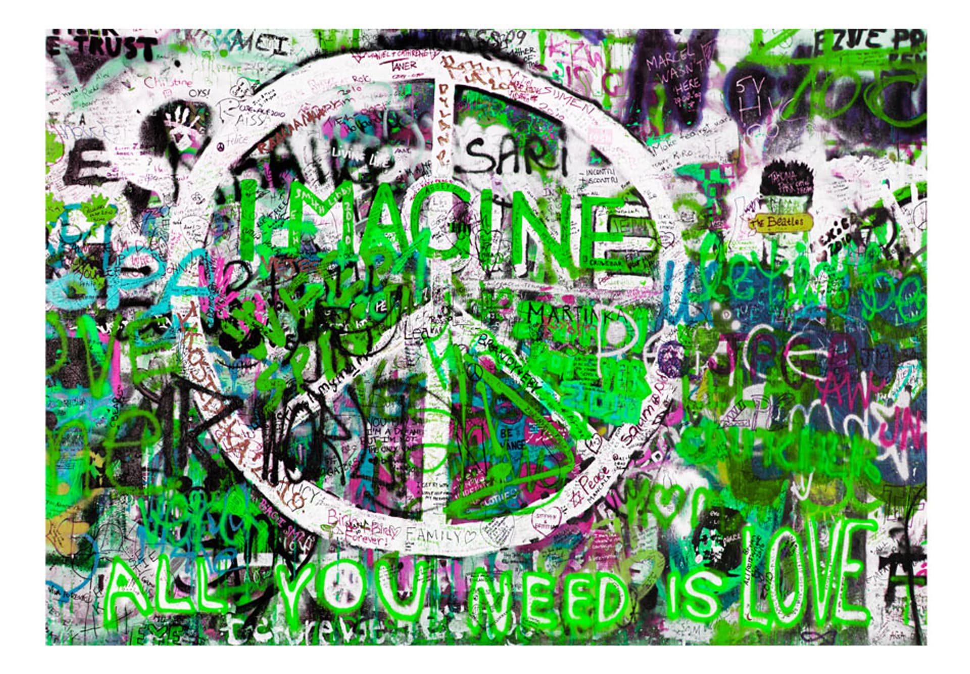 

Fototapeta - Zielone graffiti (rozmiar 150x105)