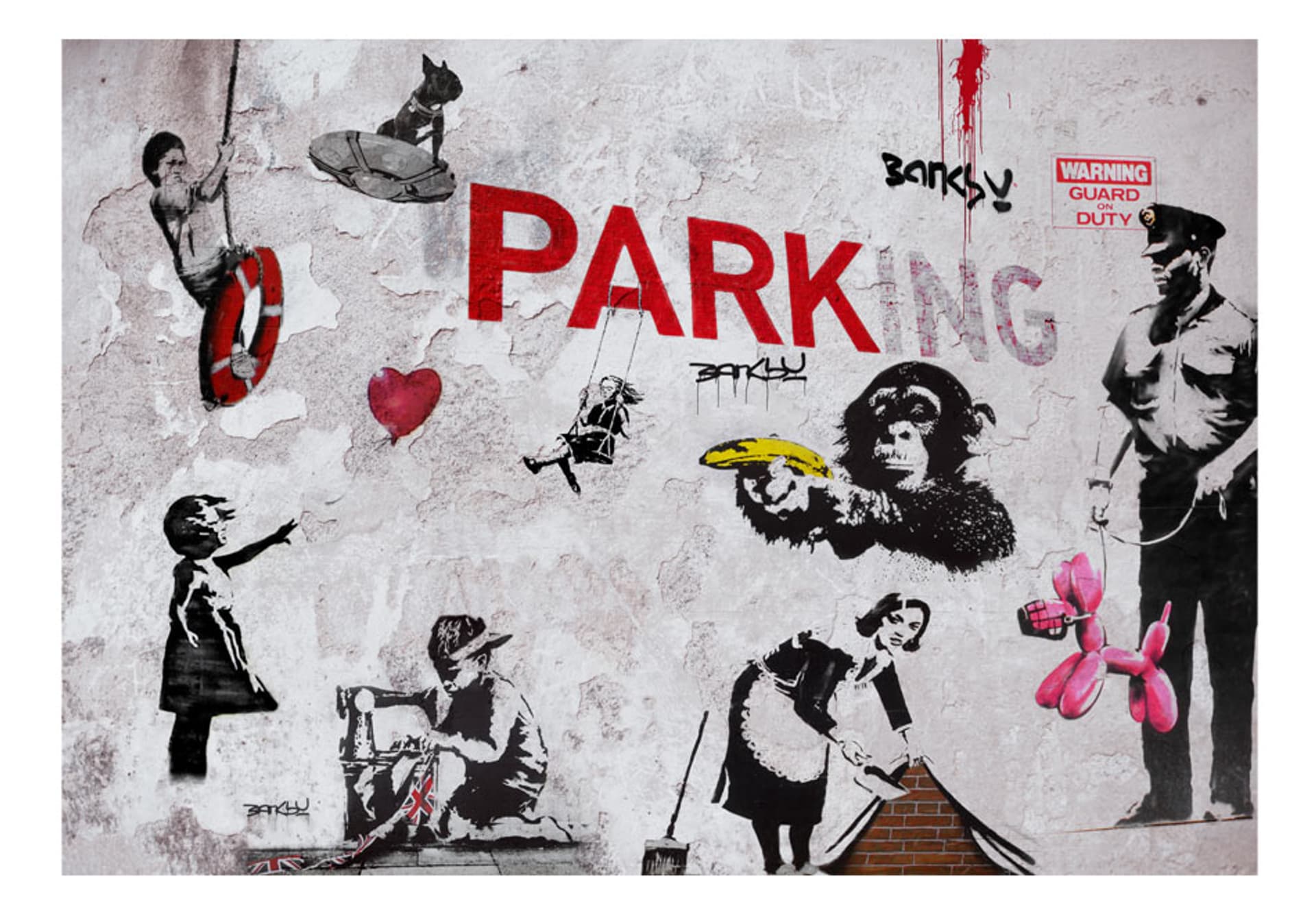 

Fototapeta - Różnorodność graffity (Banksy) (rozmiar 150x105)