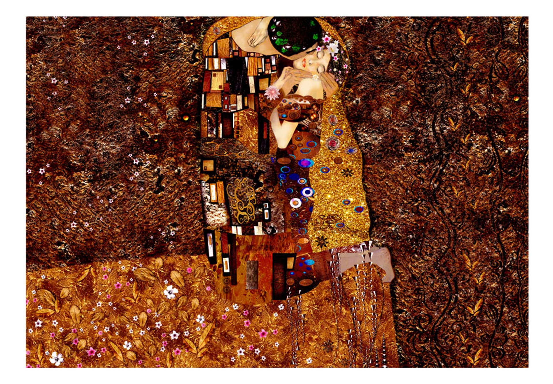 

Fototapeta - Klimt inspiracja - Obraz miłości (rozmiar 200x140)