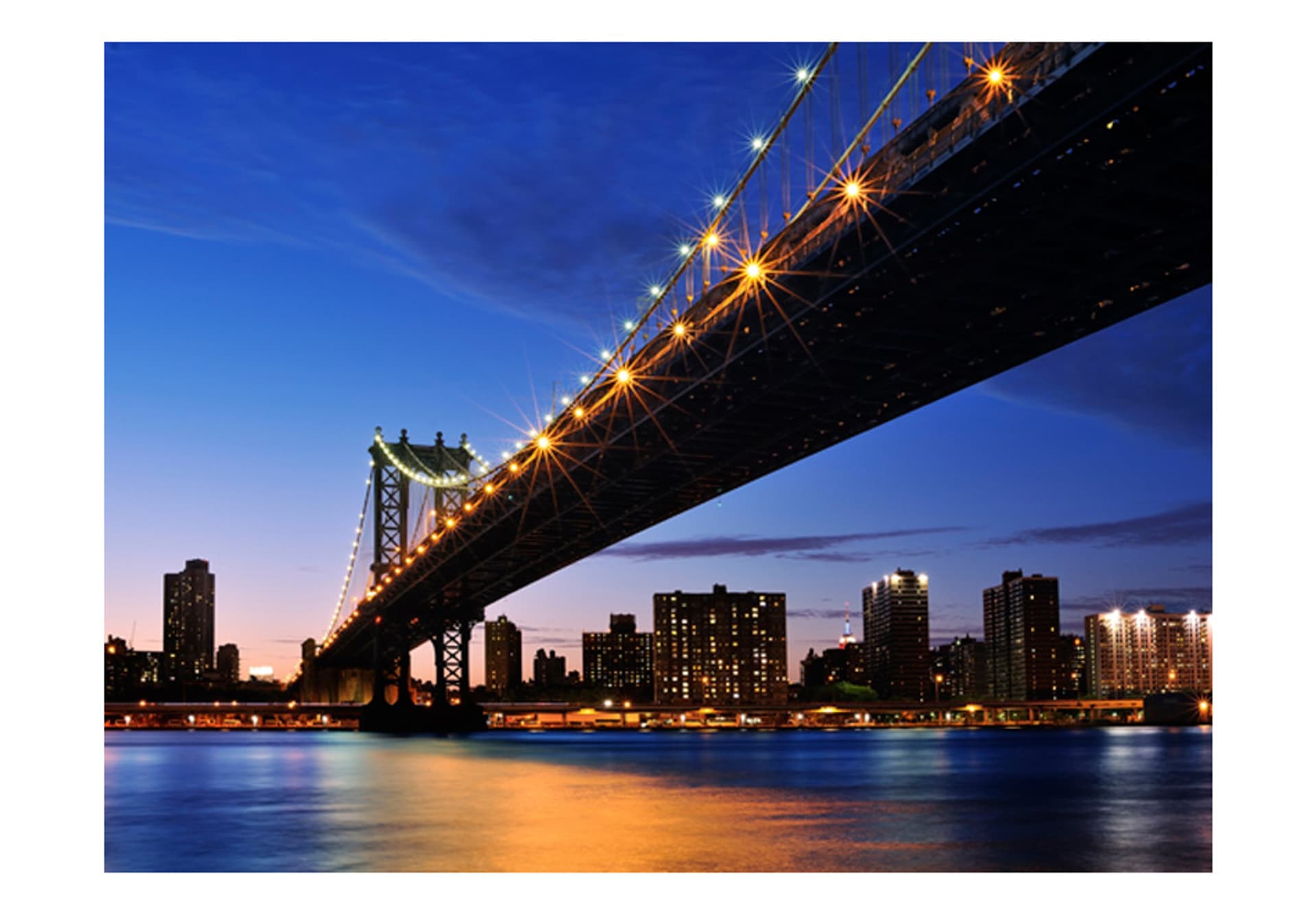 

Fototapeta - Oświetlony Most Manhattan Bridge (rozmiar 400x309)
