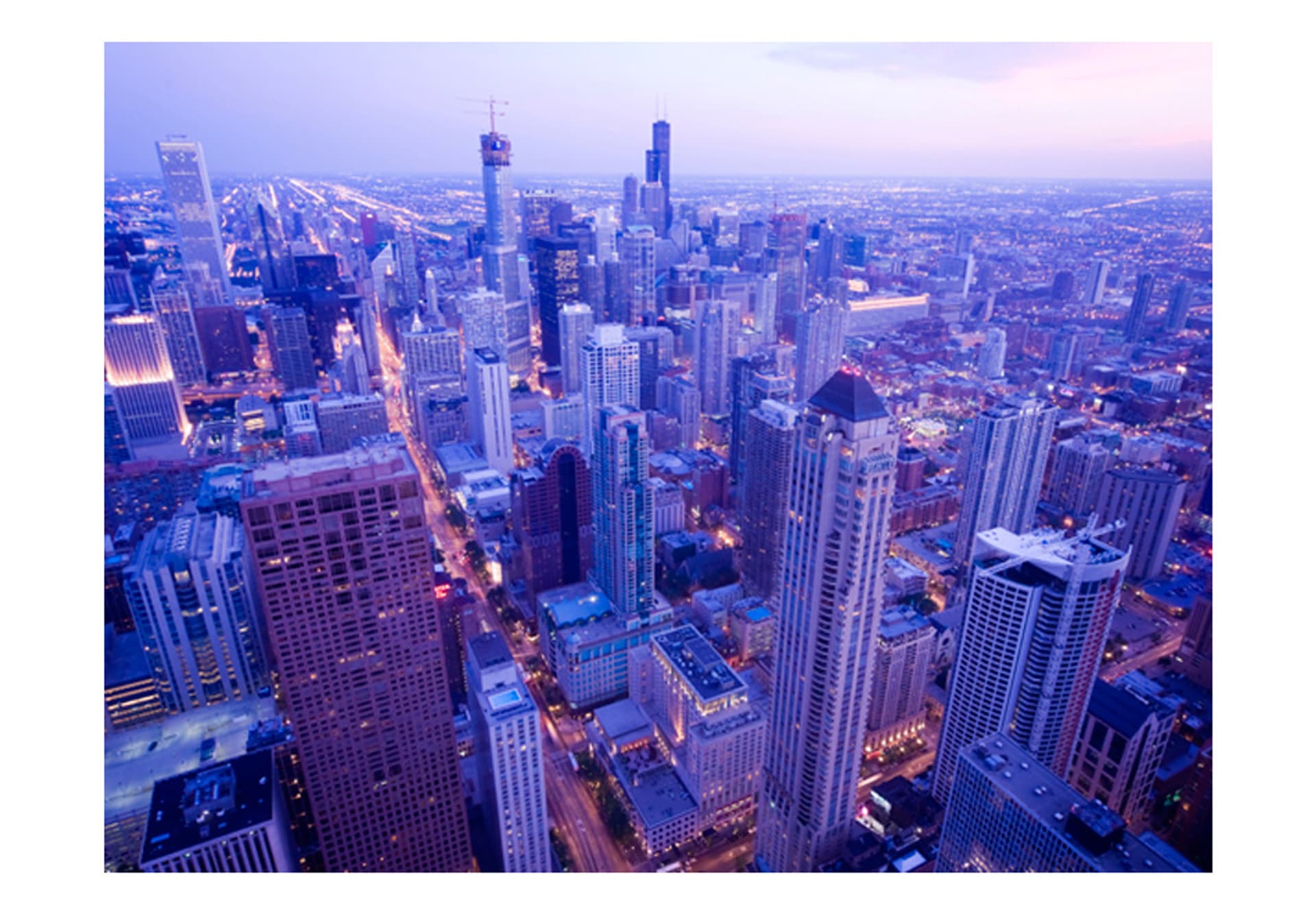 

Fototapeta - Nieśmiałe światła Chicago o zmroku (rozmiar 300x231)
