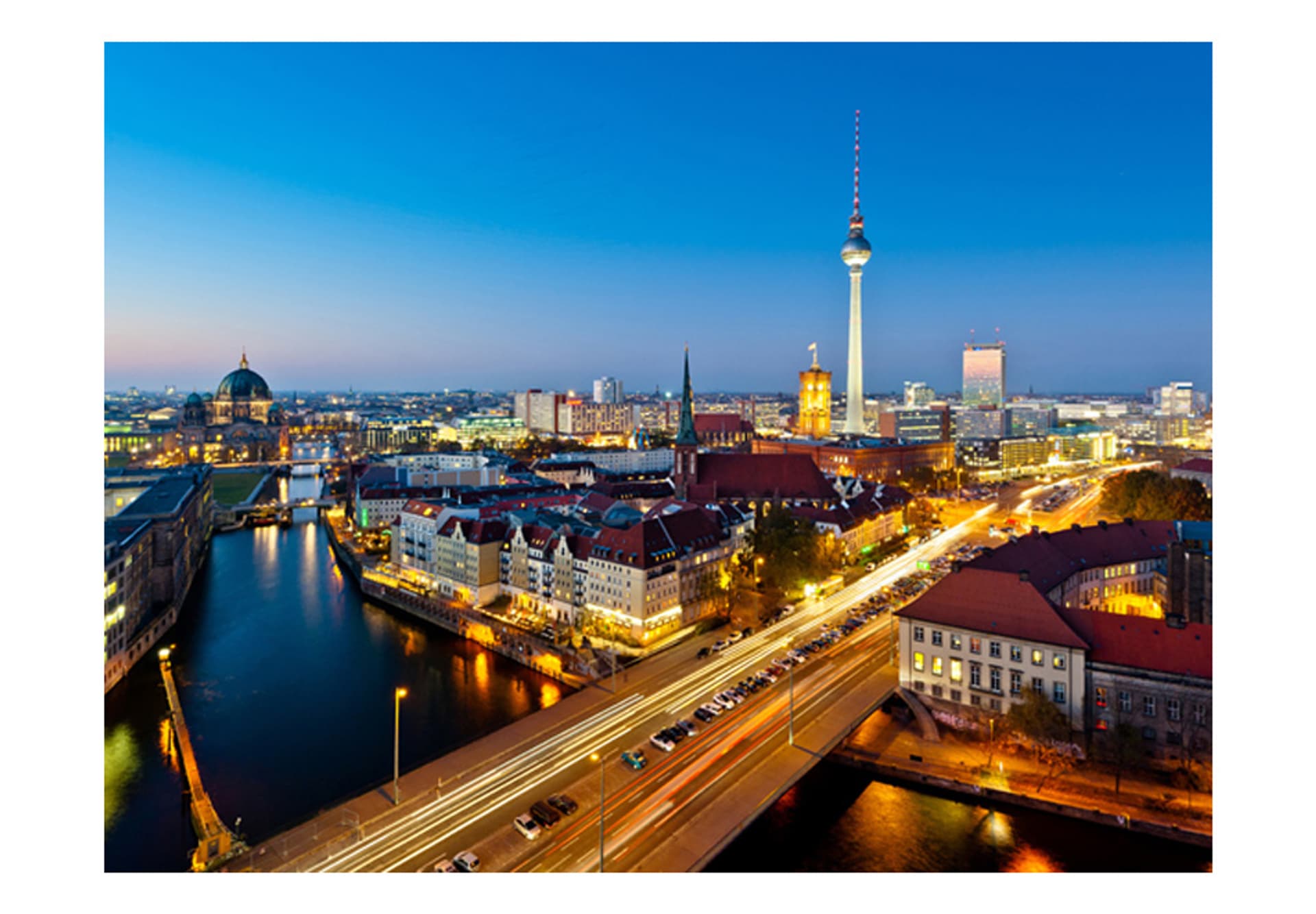 

Fototapeta - Berlin view from Fischerinsel (night) (rozmiar 200x154)