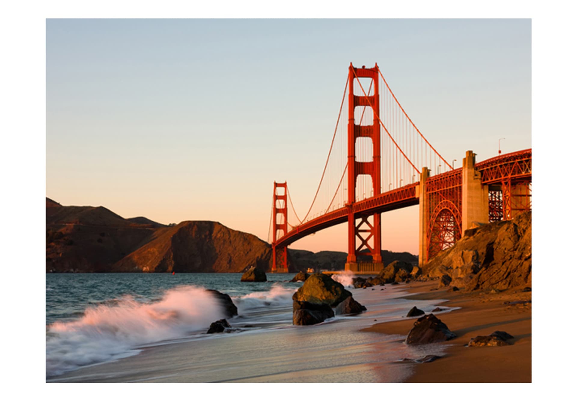 

Fototapeta - Most Golden Gate - zachód słońca, San Francisco (rozmiar 200x154)