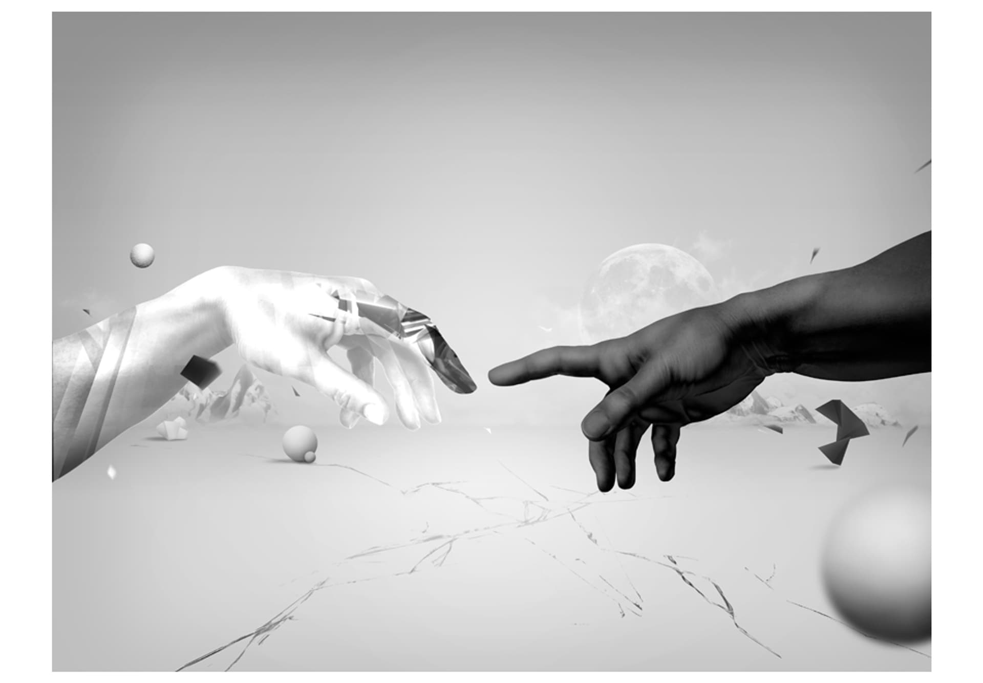 

Fototapeta - Intergalactic touch (rozmiar 350x270)