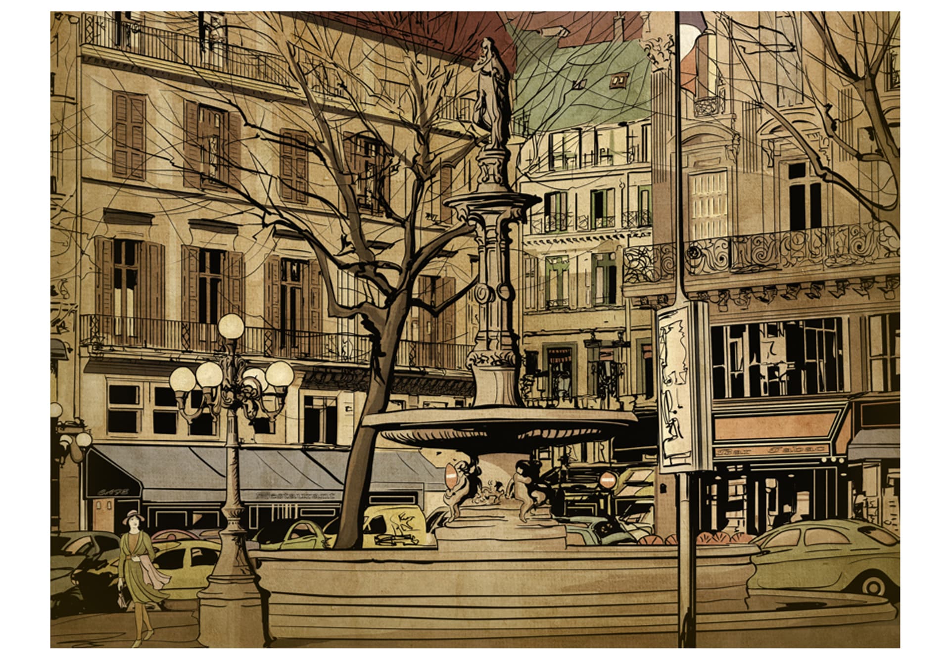 

Fototapeta - Parisian fountain (rozmiar 300x231)