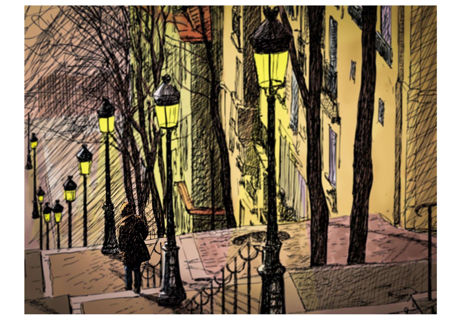 

Fototapeta - Lonely walk through Montmartre (rozmiar 200x154)