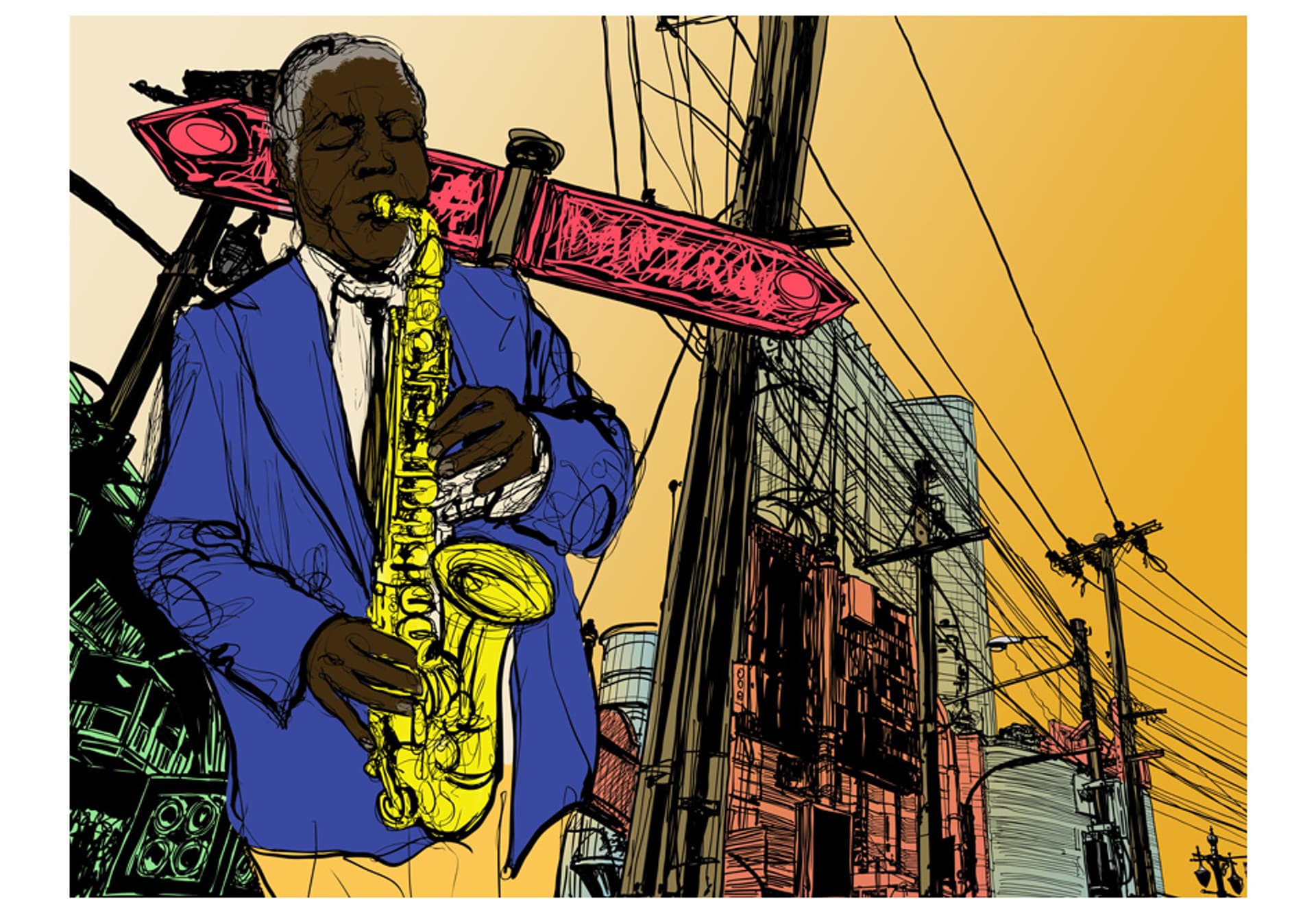 

Fototapeta - Saxophonist in New York (rozmiar 250x193)