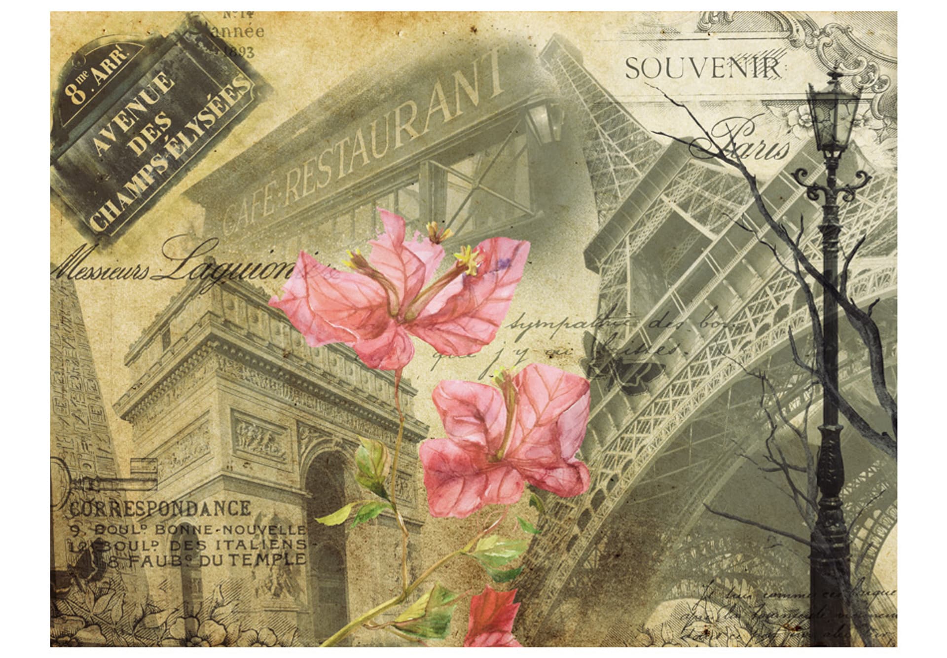 

Fototapeta - Bonjour Paris! (rozmiar 200x154)