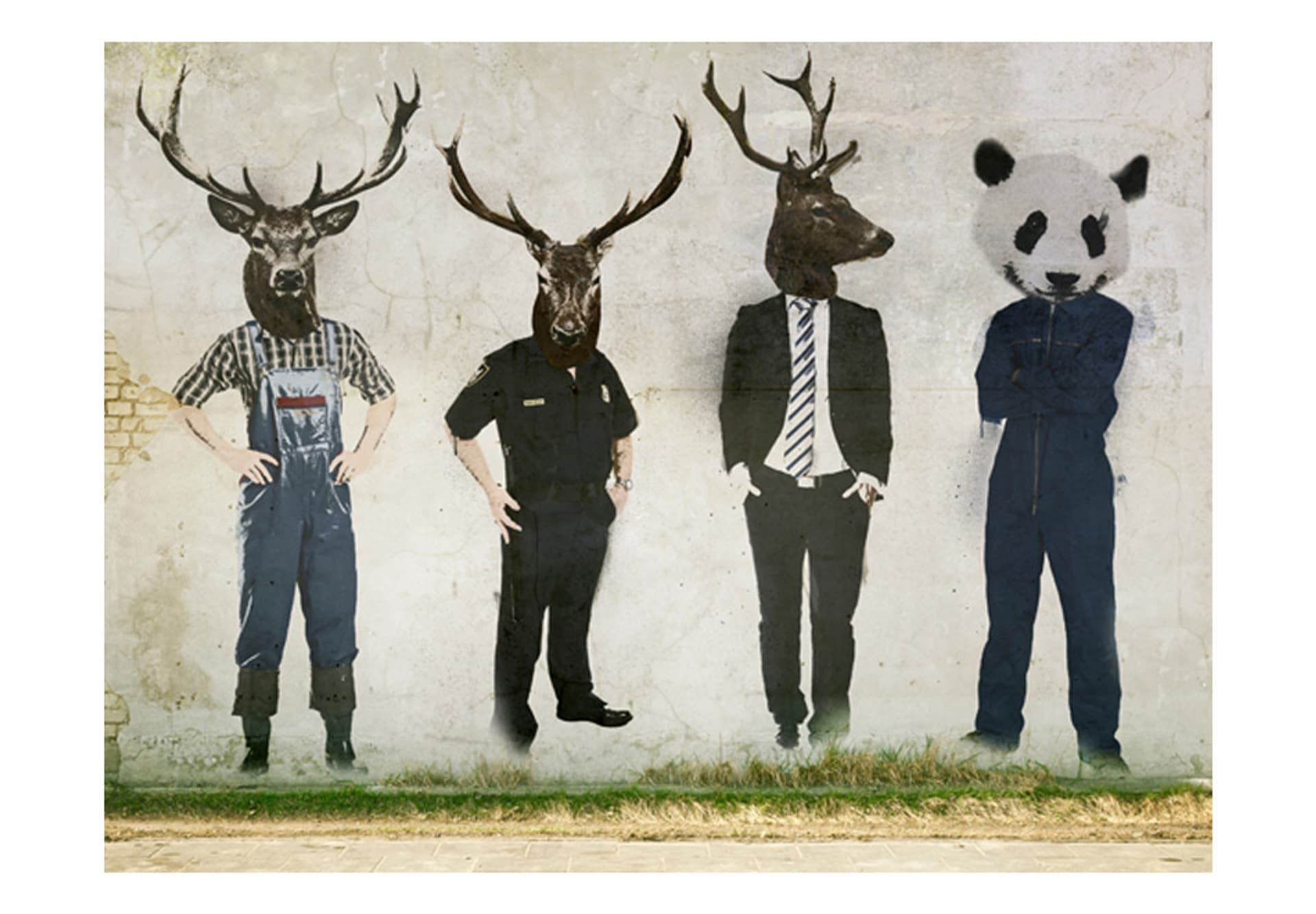 

Fototapeta - Man or animal (rozmiar 200x154)