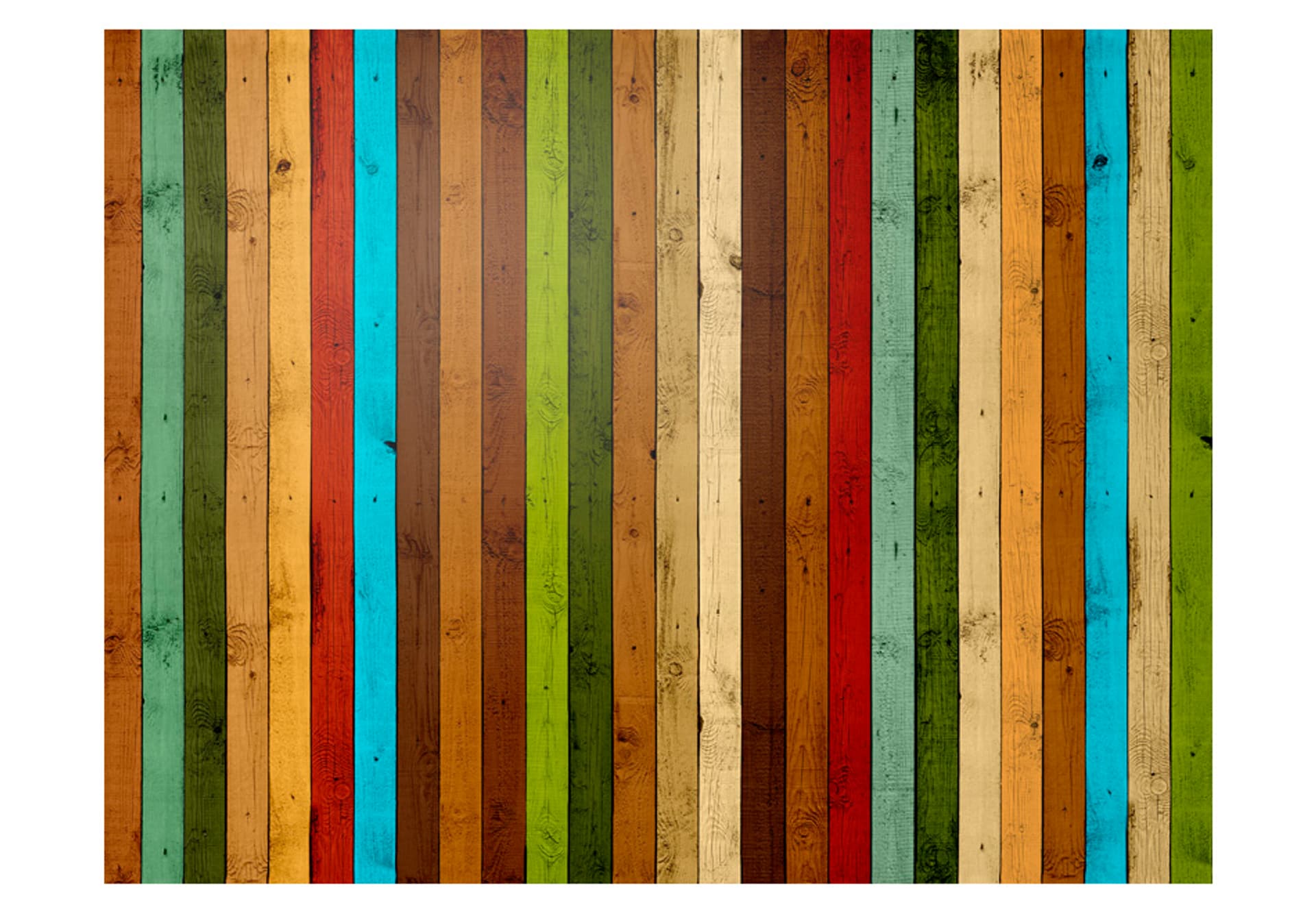 

Fototapeta - Wooden rainbow (rozmiar 350x270)