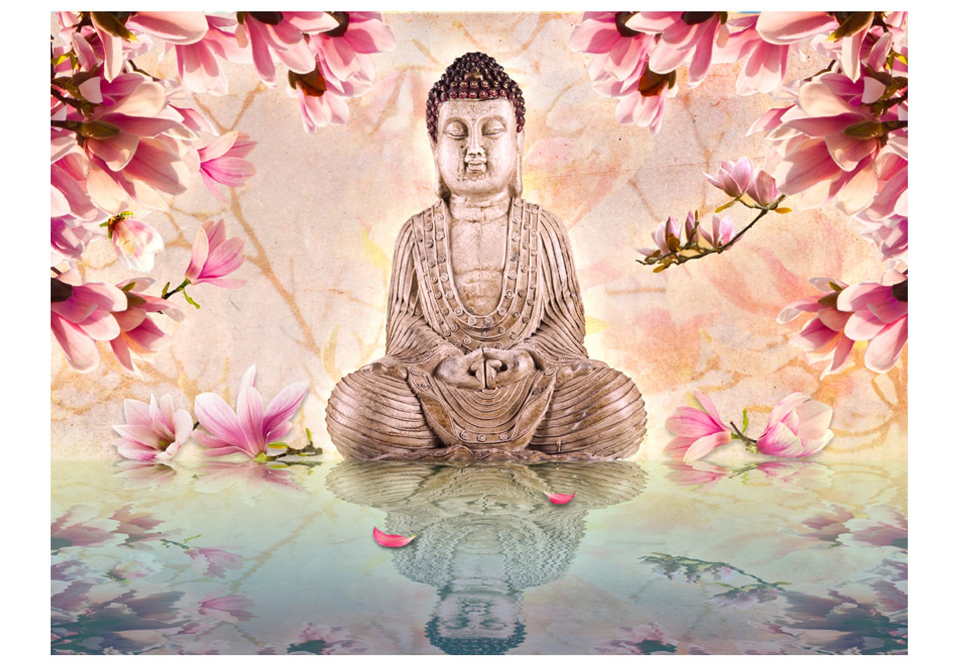 

Fototapeta - Budda i magnolia (rozmiar 300x231)