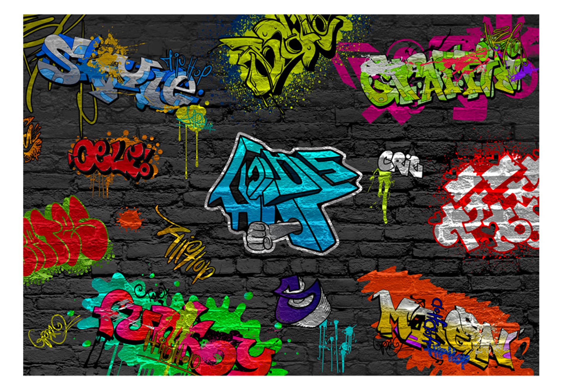

Fototapeta - Graffiti wall (rozmiar 150x105)