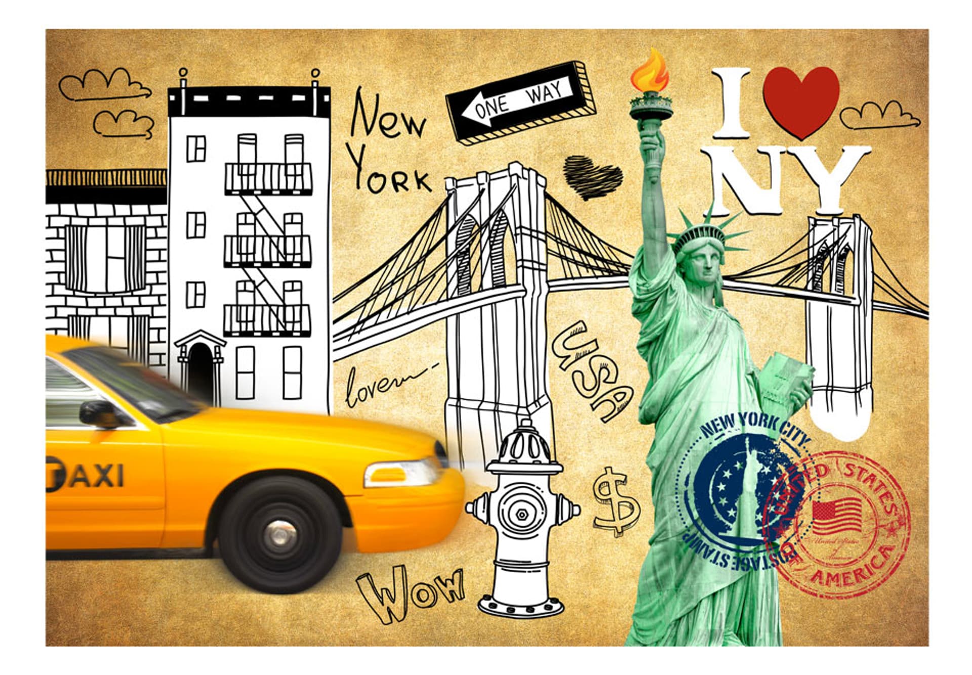 

Fototapeta - One way - New York (rozmiar 300x210)