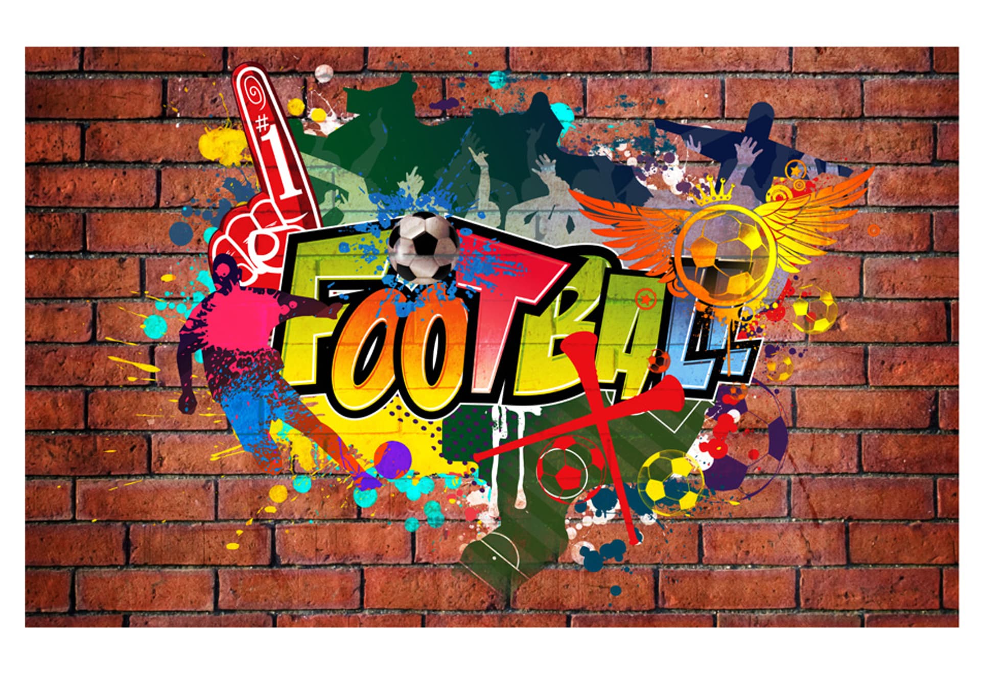 

Fototapeta - Football fans! (rozmiar 100x70)