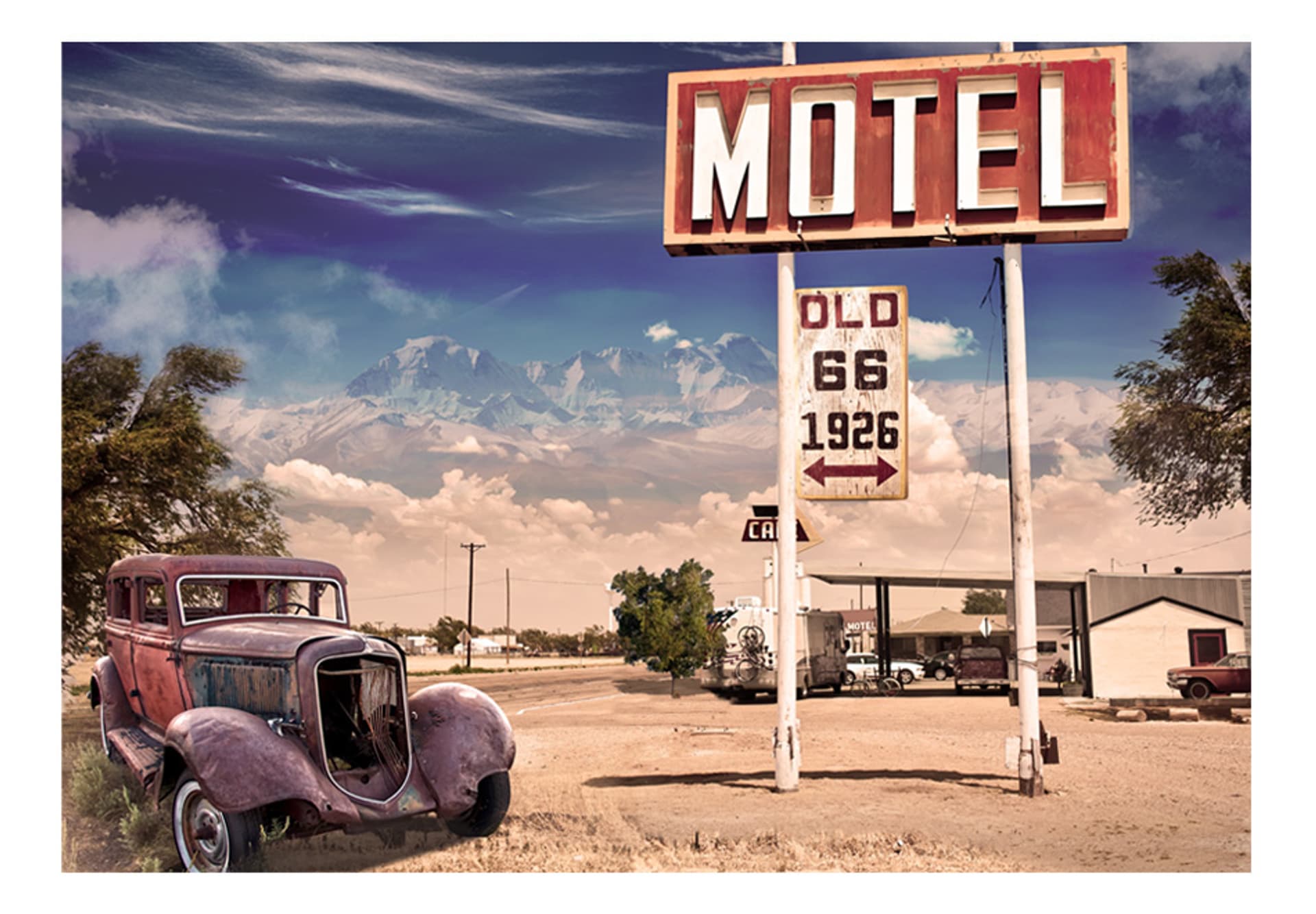 

Fototapeta - Old motel (rozmiar 100x70)