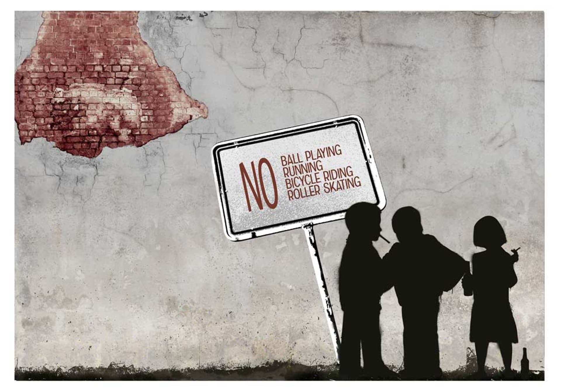 

Fototapeta - NO ball playing... (rozmiar 350x245)