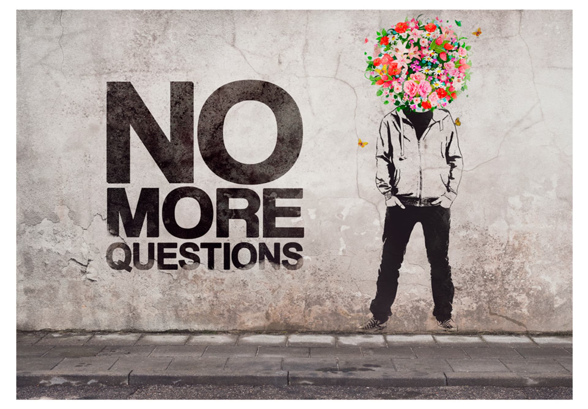 

Fototapeta - No more questions (rozmiar 250x175)