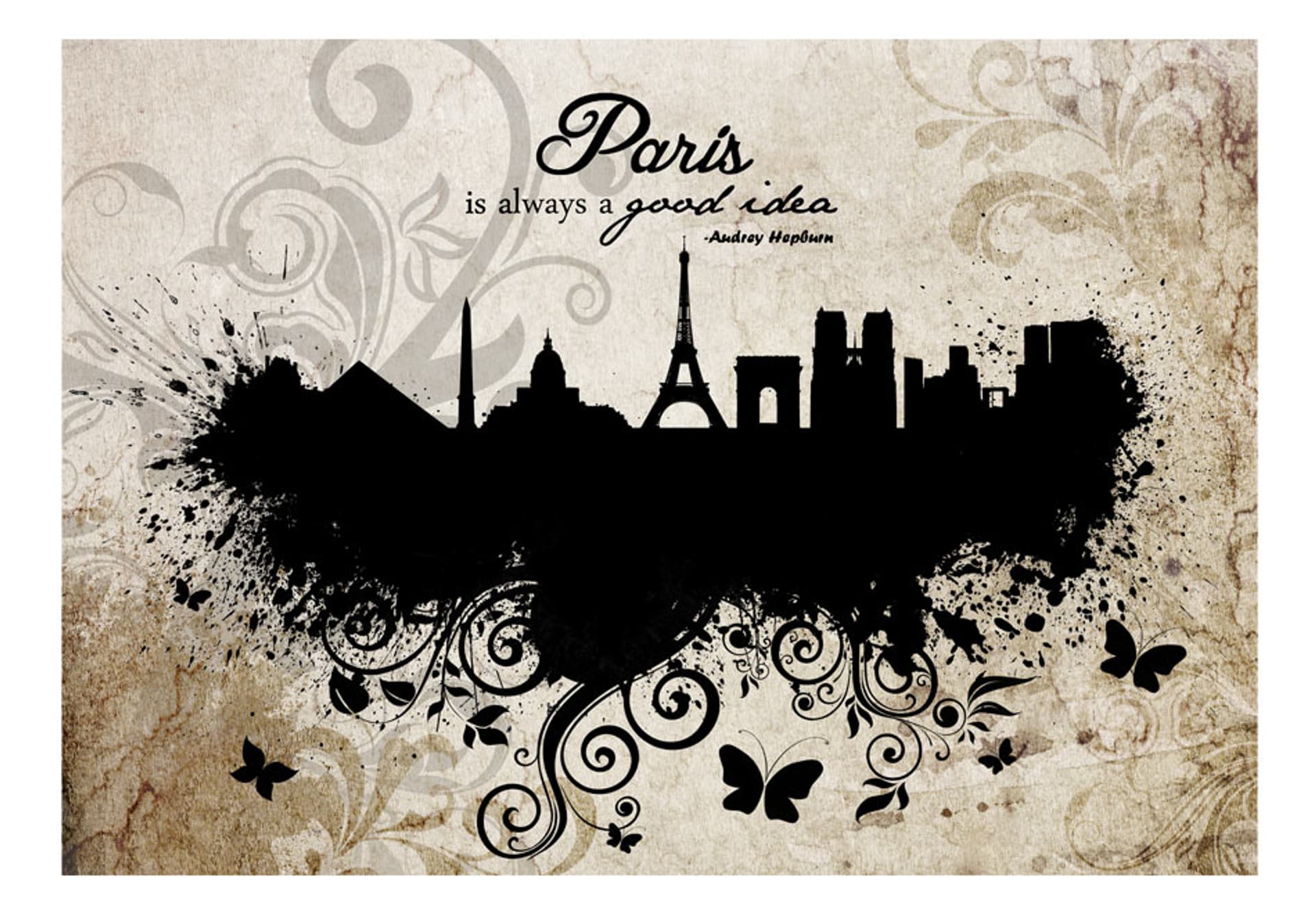 

Fototapeta - Paris is always a good idea - vintage (rozmiar 100x70)