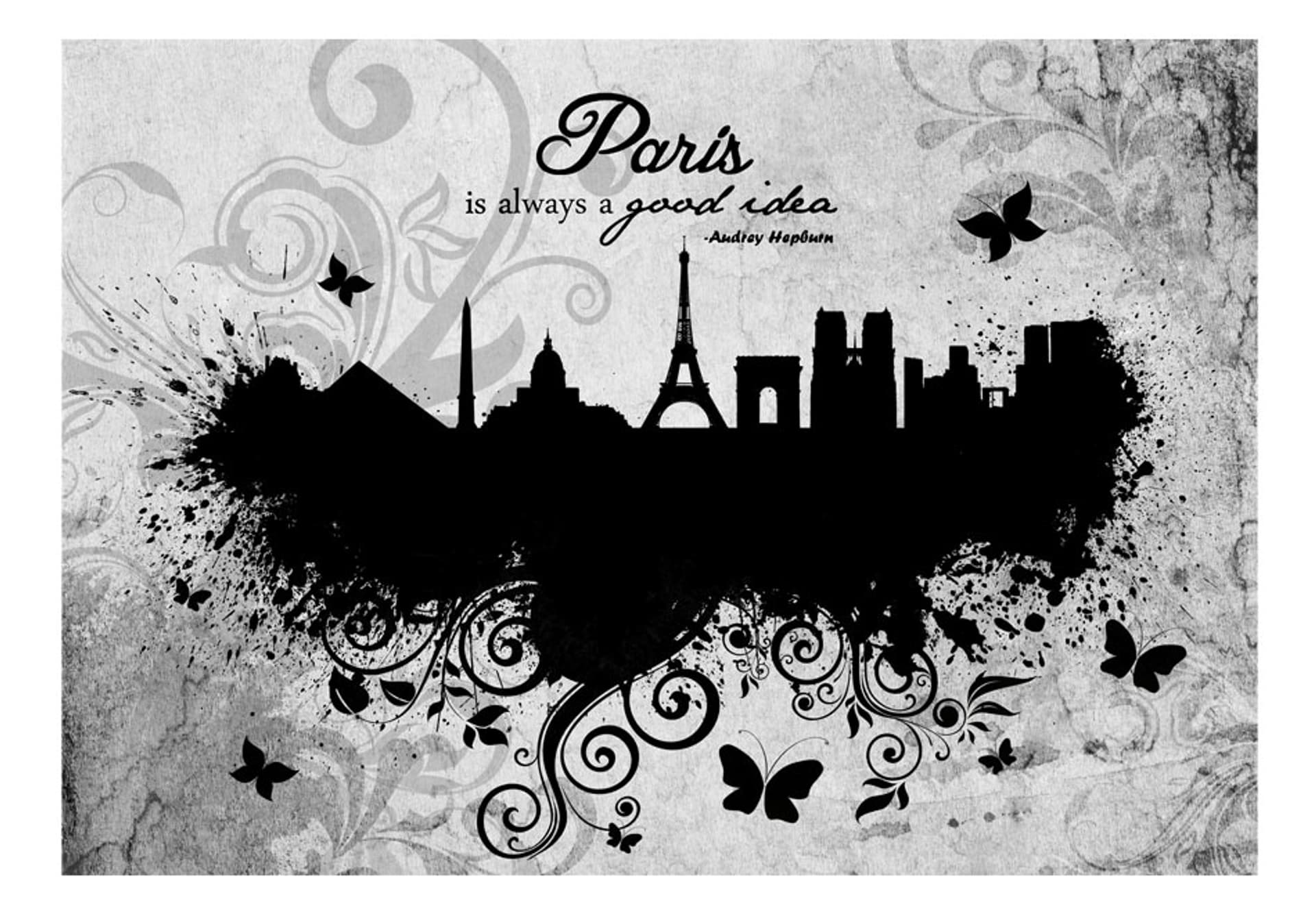 

Fototapeta - Paris is always a good idea - black and white (rozmiar 150x105)