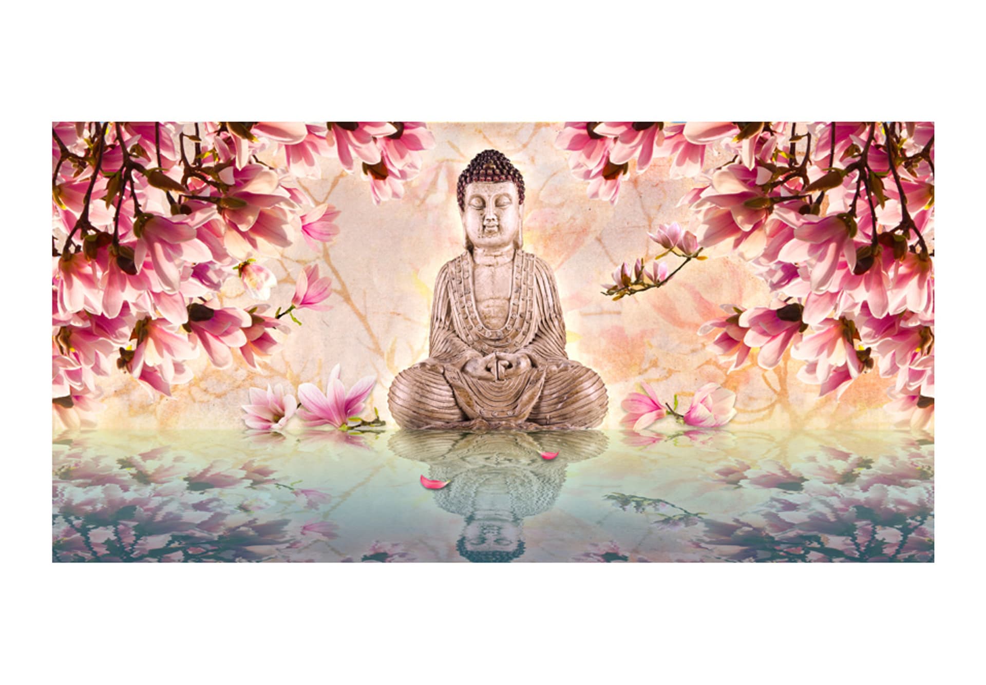 

Fototapeta XXL - Budda i magnolia (rozmiar 550x270)