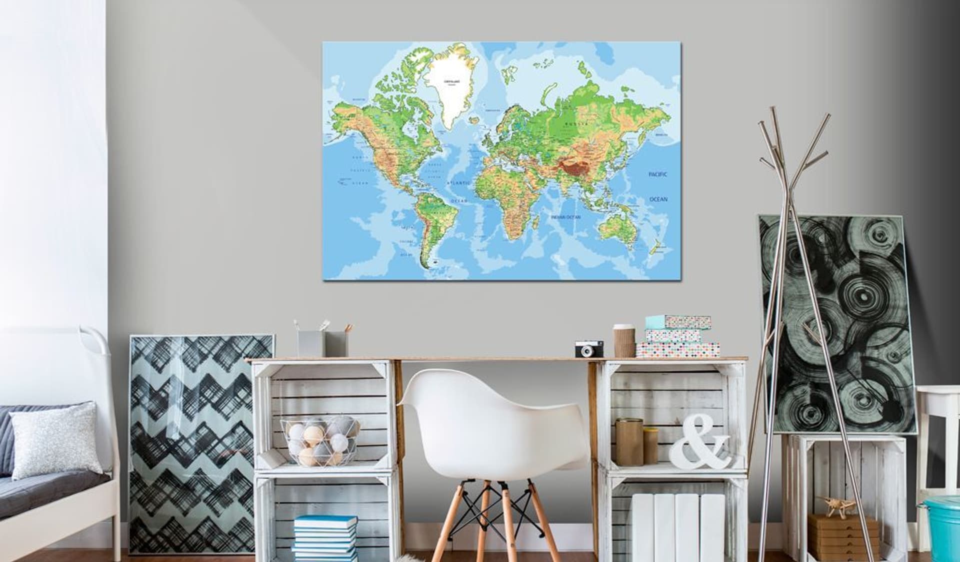 

Obraz na korku - Geografia świata [Mapa korkowa] (rozmiar 60x40)