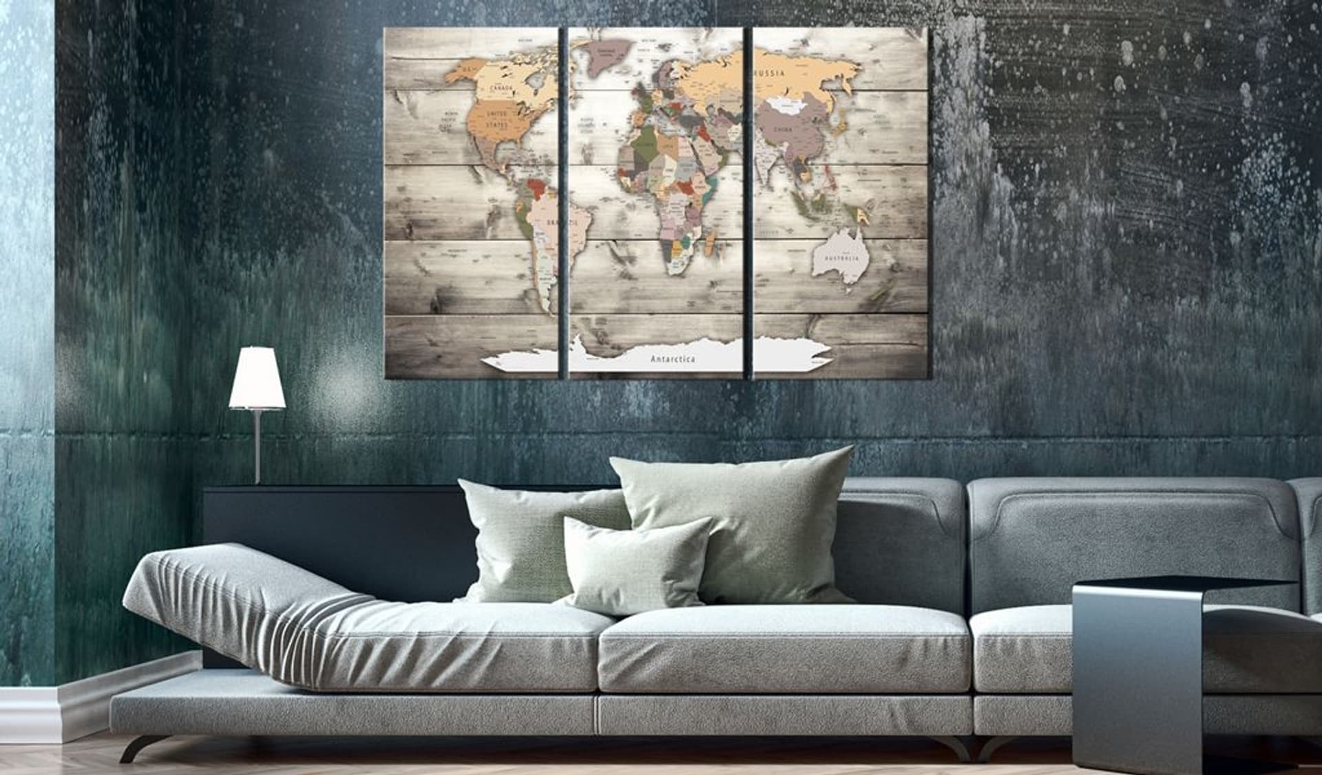 

Obraz na korku - Historia podróży [Mapa korkowa] (rozmiar 60x40)