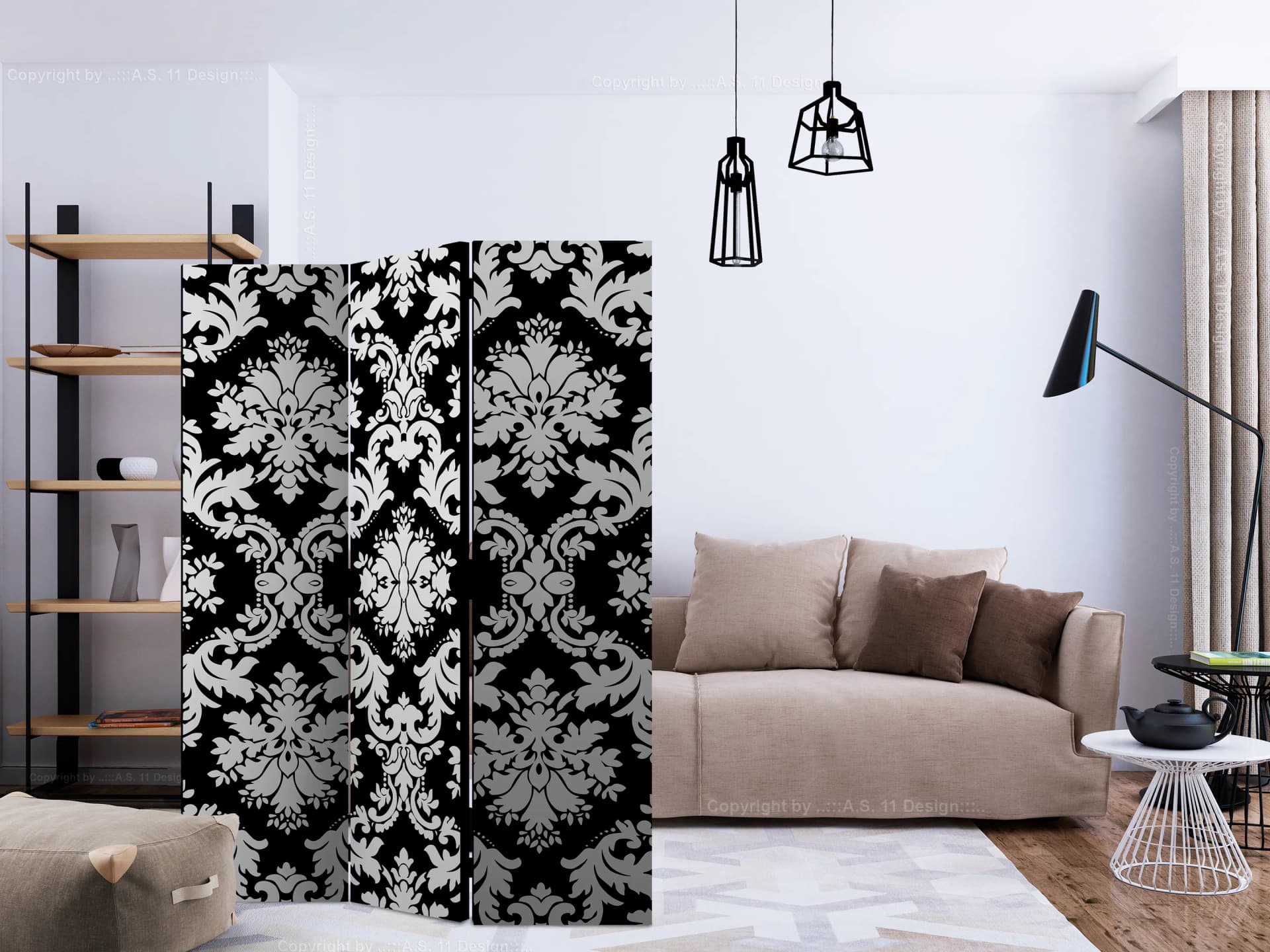 

Parawan 3-częściowy - Dotyk elegancji [Room Dividers] (rozmiar 135x172)