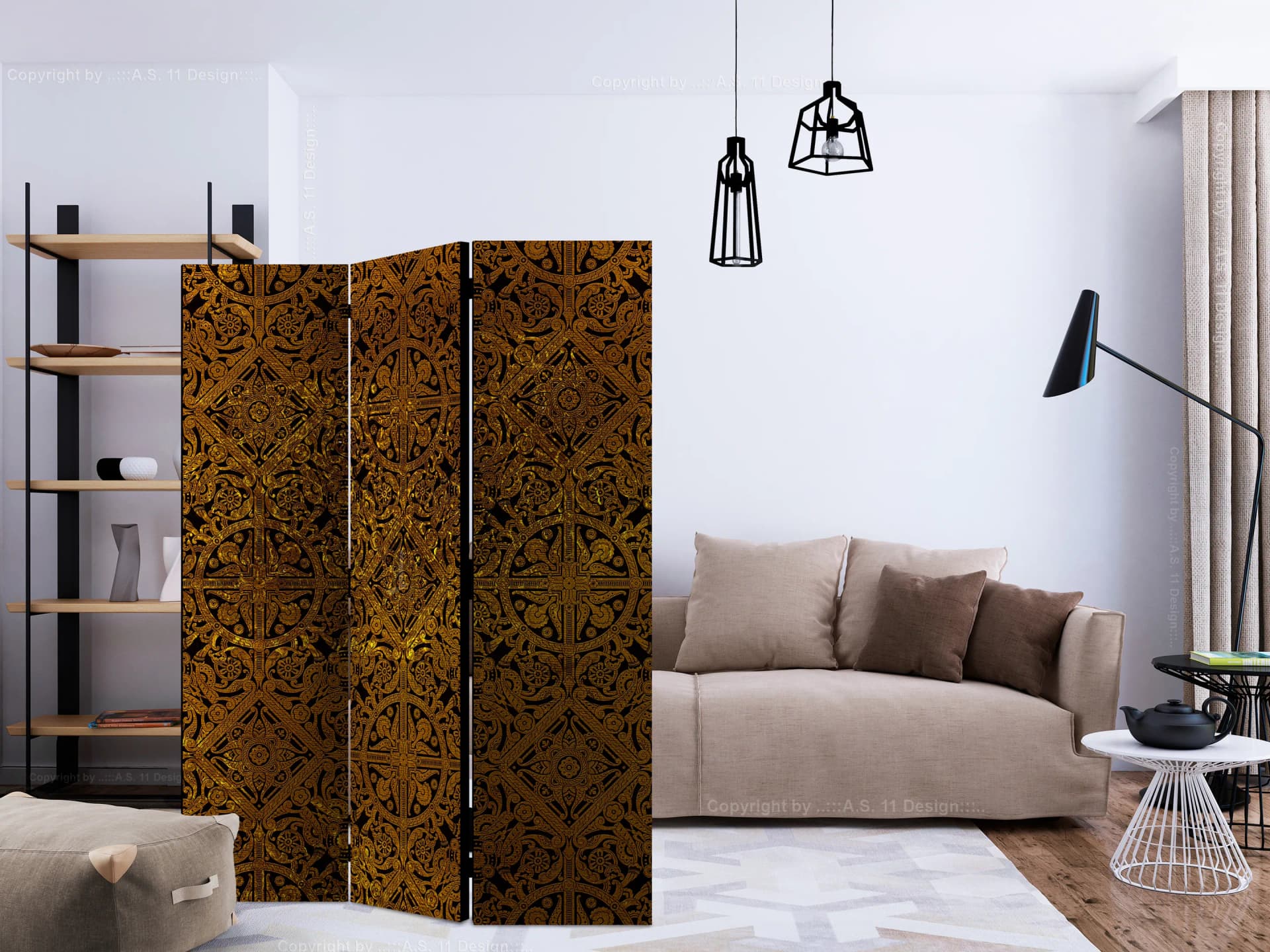 

Parawan 3-częściowy - Celtycki skarb [Room Dividers] (rozmiar 135x172)