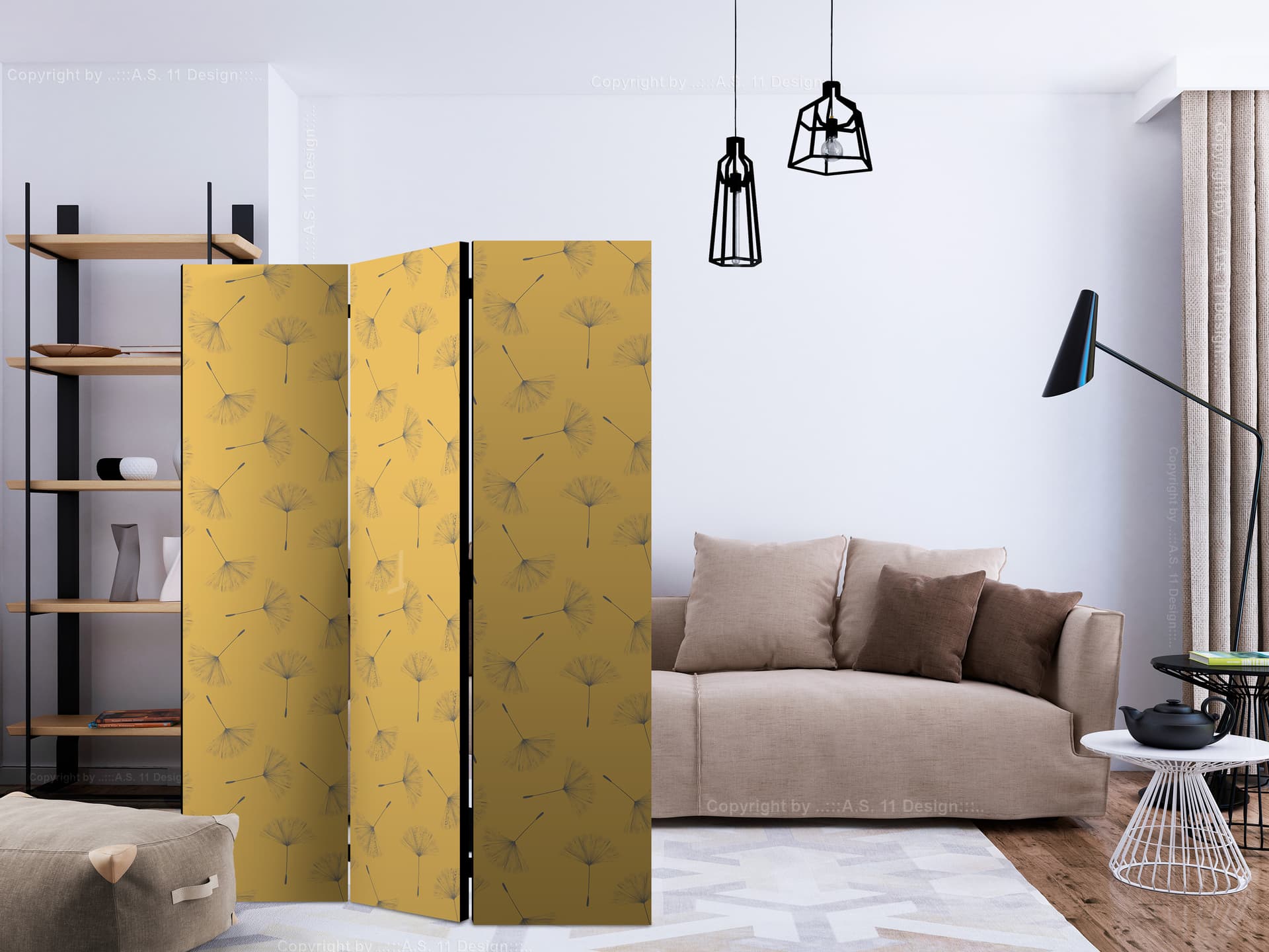 

Parawan 3-częściowy - Tchnienie natury [Room Dividers] (rozmiar 135x172)