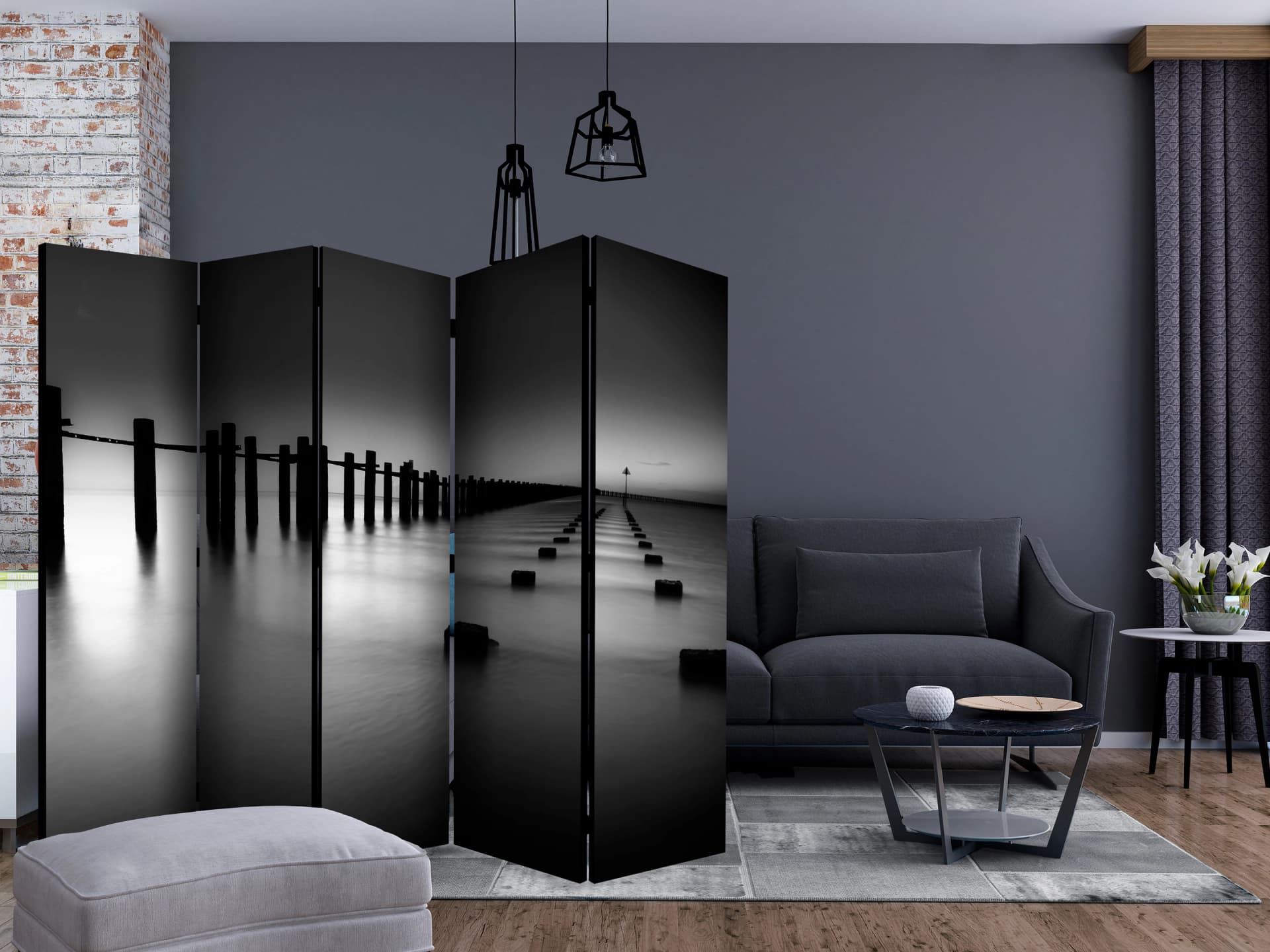 

Parawan 5-częściowy - Po horyzont II [Room Dividers] (rozmiar 225x172)