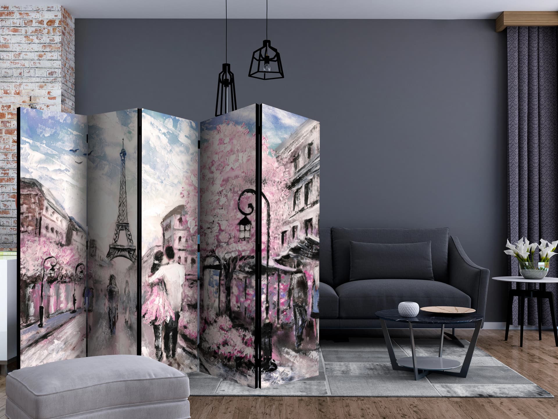 

Parawan 5-częściowy - Jesienne niebo II [Room Dividers] (rozmiar 225x172)