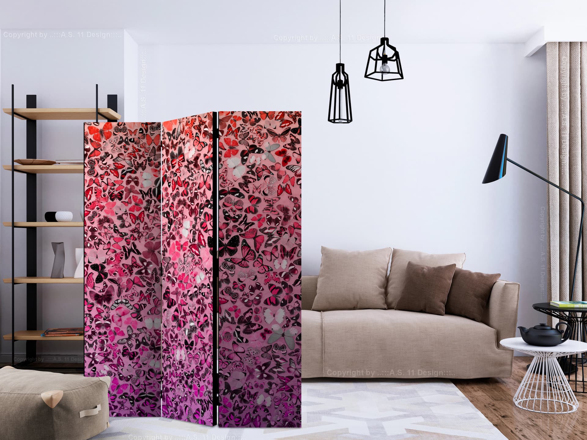 

Parawan 3-częściowy - Język motyli [Room Dividers] (rozmiar 135x172)