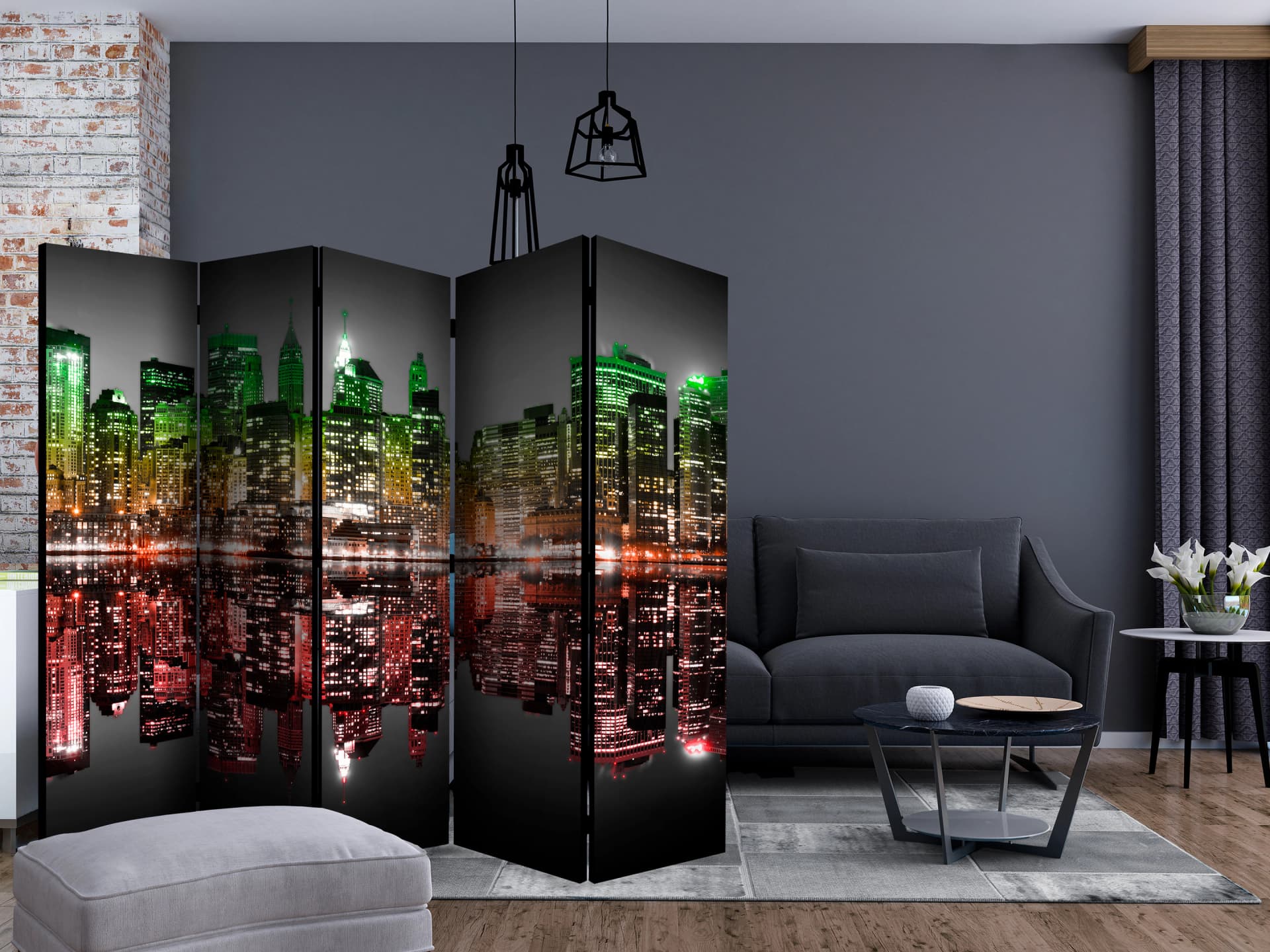 

Parawan 5-częściowy - Reggae - Nowy Jork II [Room Dividers] (rozmiar 225x172)
