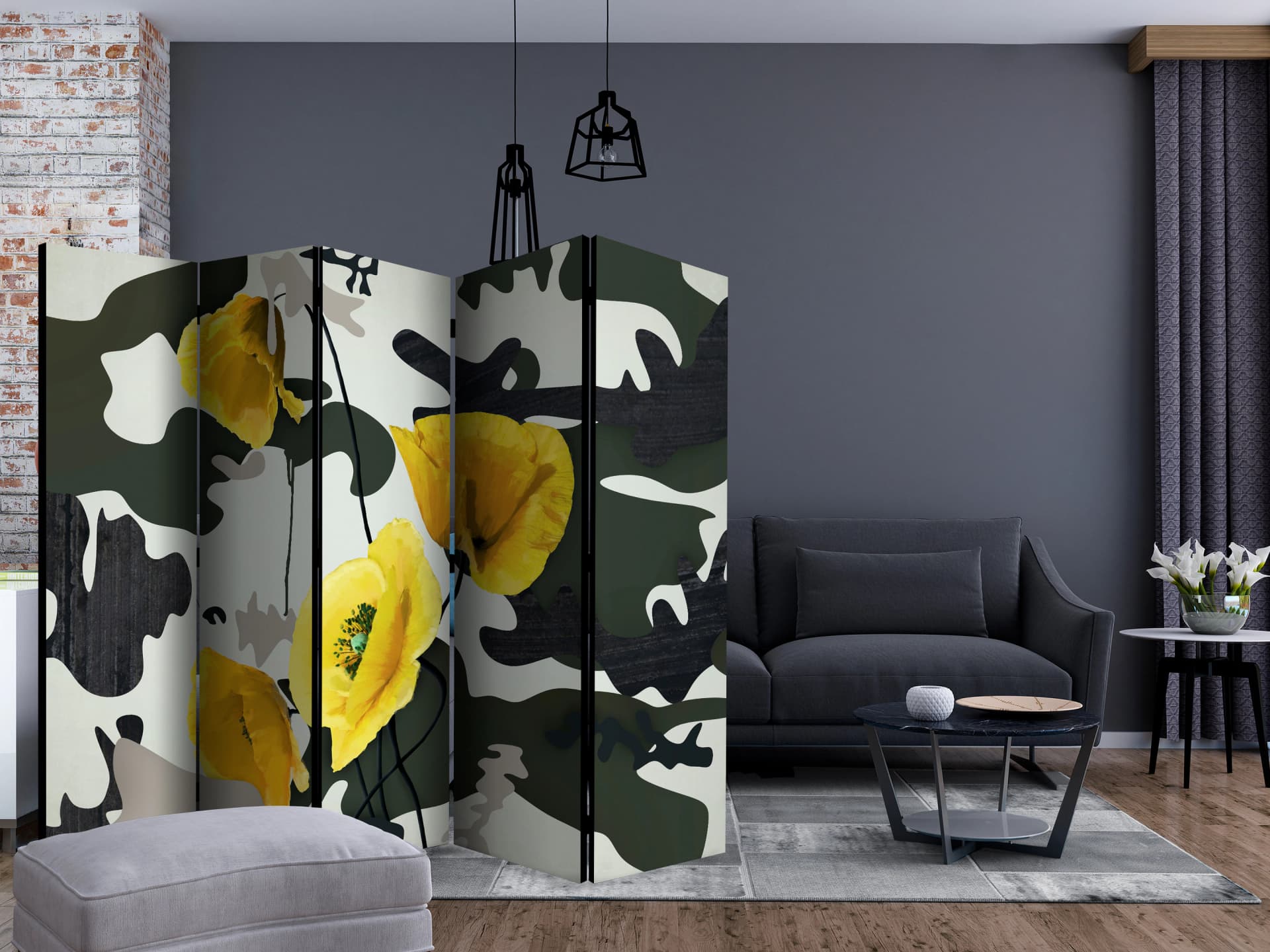 

Parawan 5-częściowy - Świeżo malowane II [Room Dividers] (rozmiar 225x172)