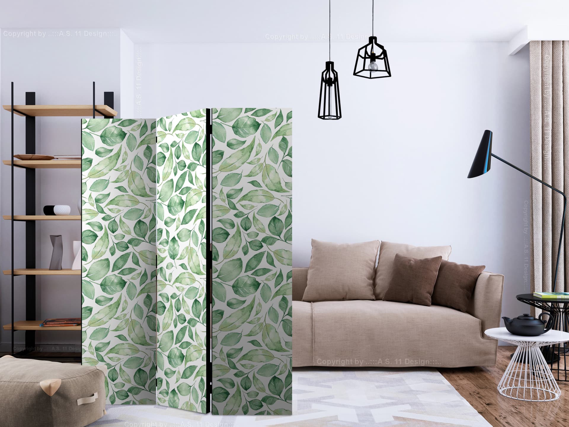 

Parawan 3-częściowy - Naturalne piękno [Room Dividers] (rozmiar 135x172)